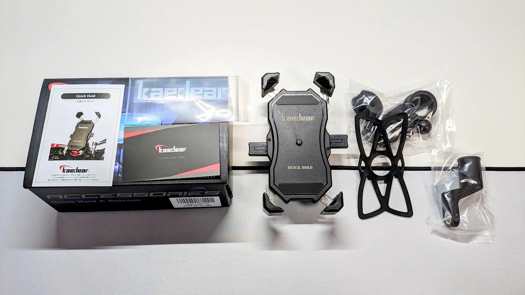 2,000円】kaedear（カエディア）バイク用スマホホルダー｜あらぱぱ
