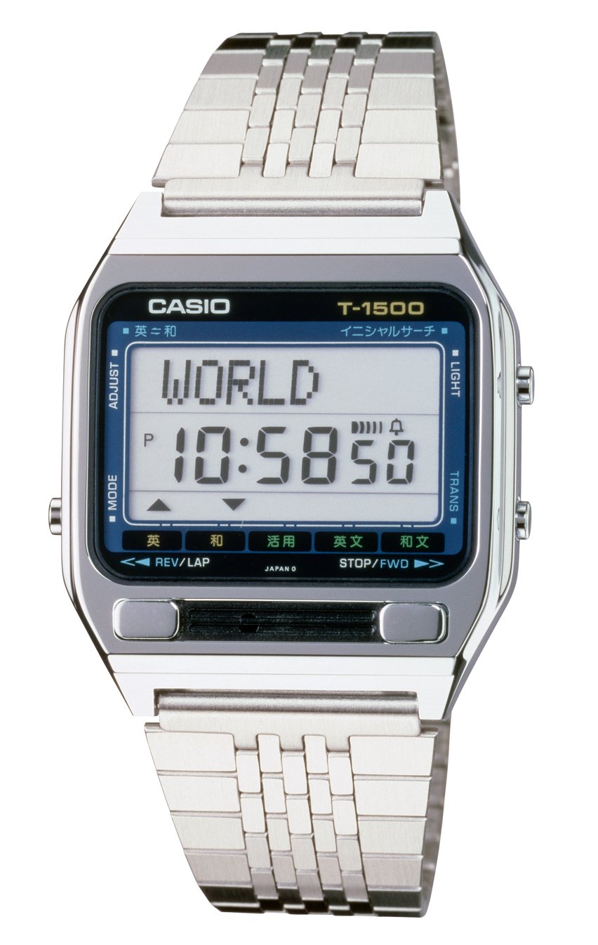 2カ国対応型デジタル時計 華華しい 