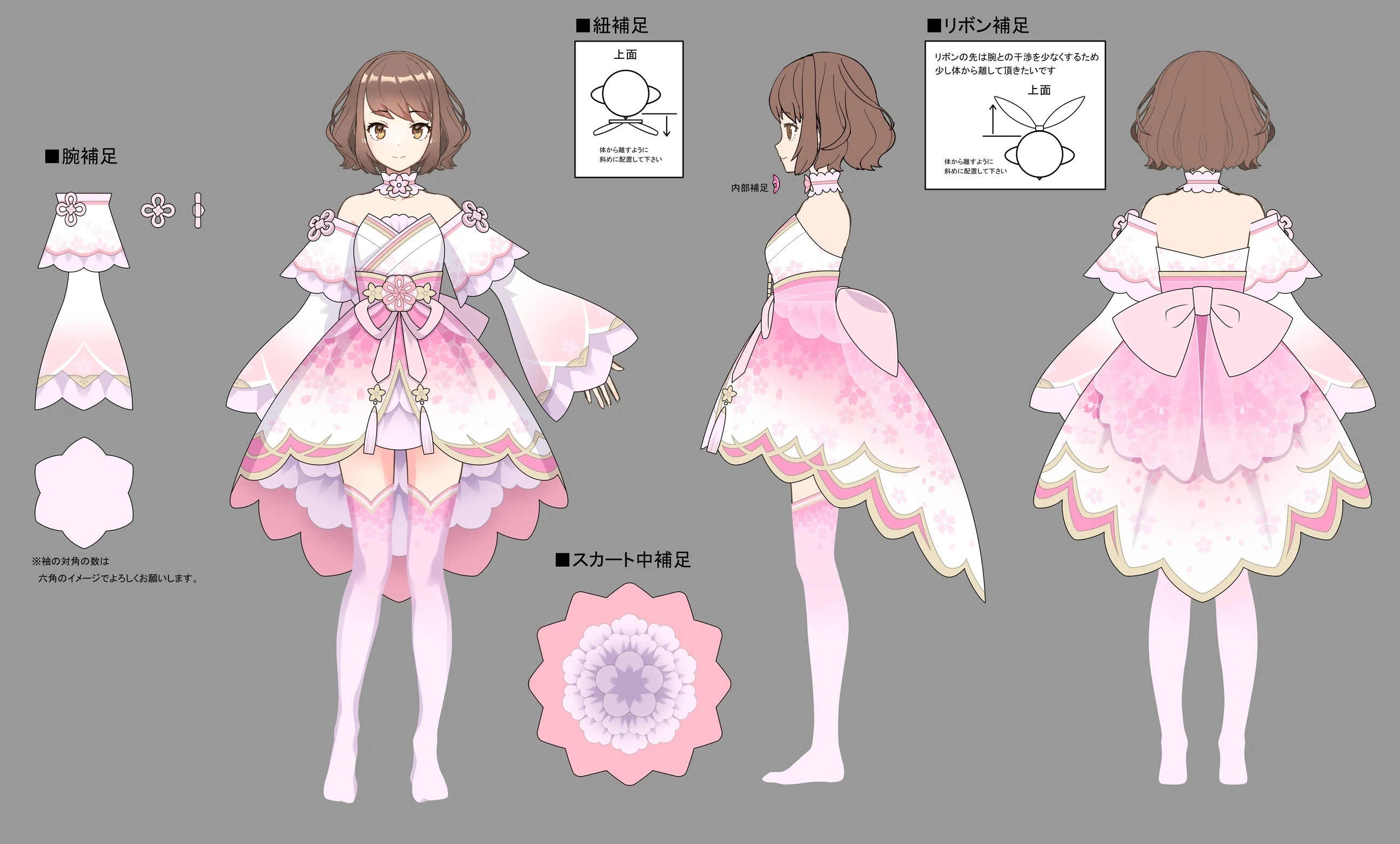 デザイン画チラ見せ：桜花、神と夢見しガチャ｜REALITY株式会社
