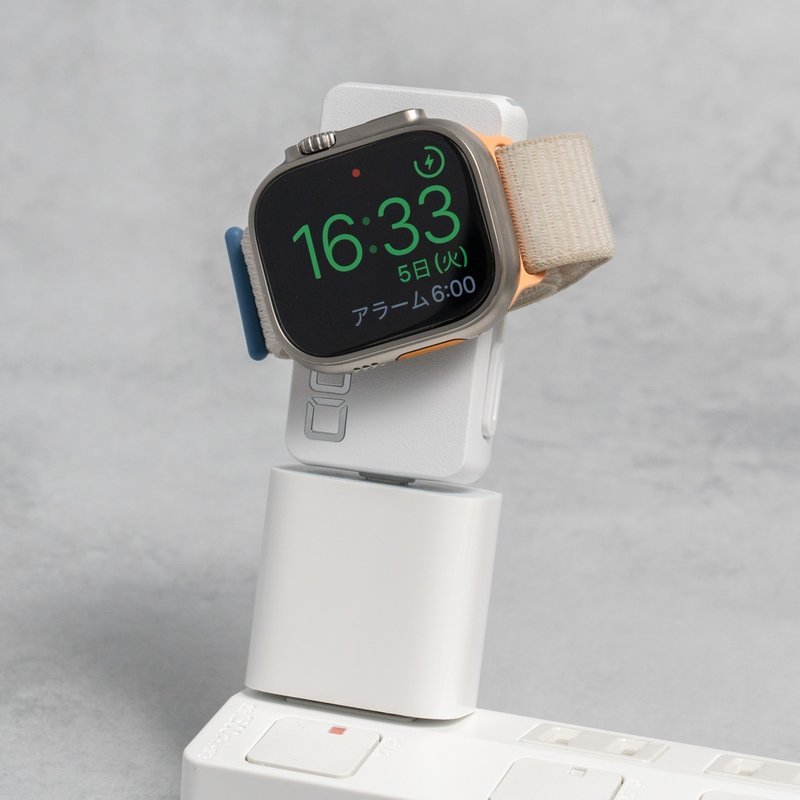 CIO SMARTCOBY DUALでApple Watch Ultraを充電（充電器として）
