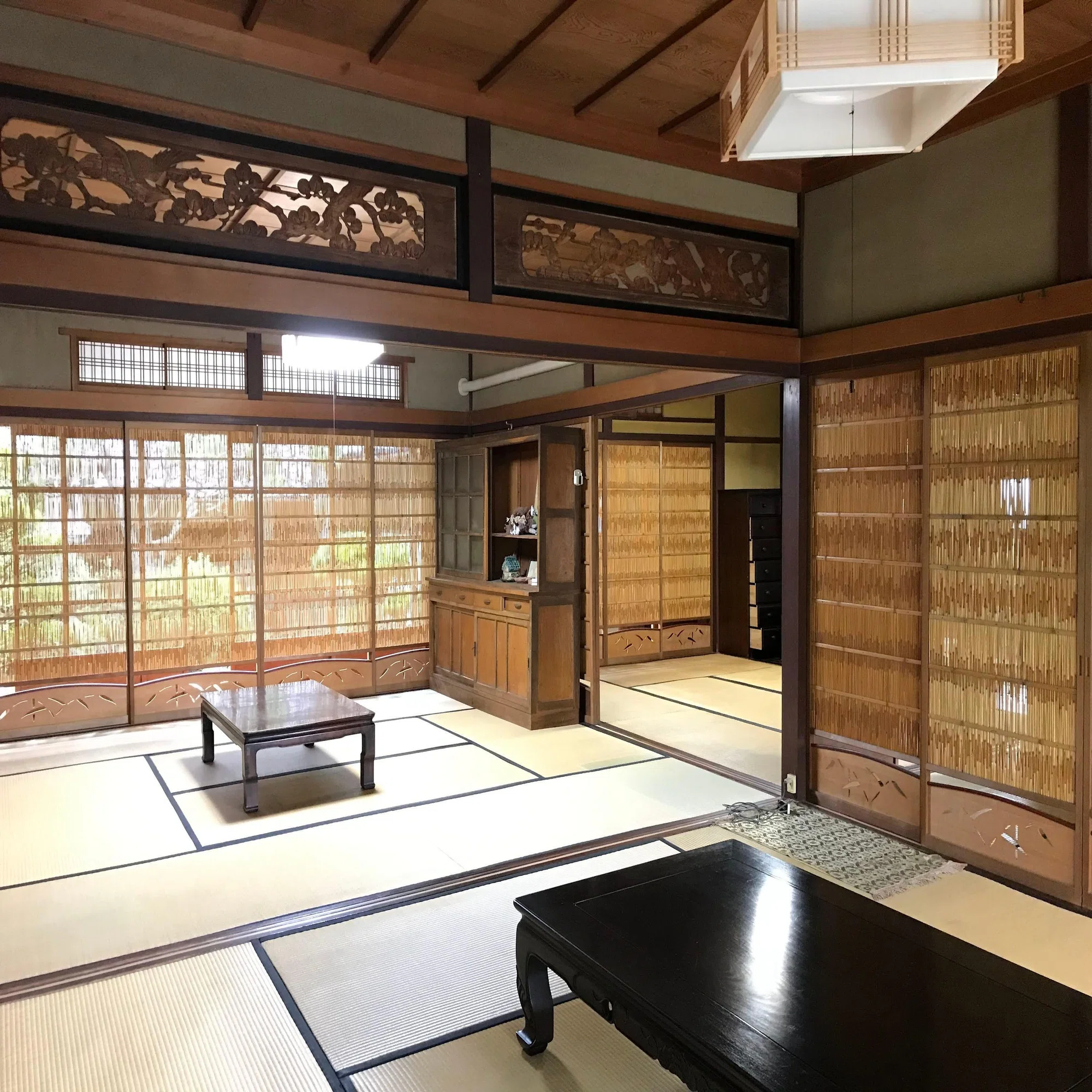 簾戸（夏障子）｜古民家 つぐみ 旧村田製瓦店
