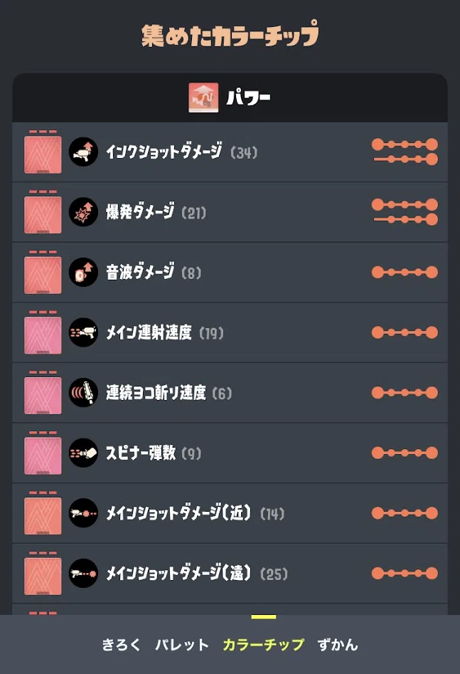 カラーチップコレクションコンプリート指南【サイドオーダー】｜イノ
