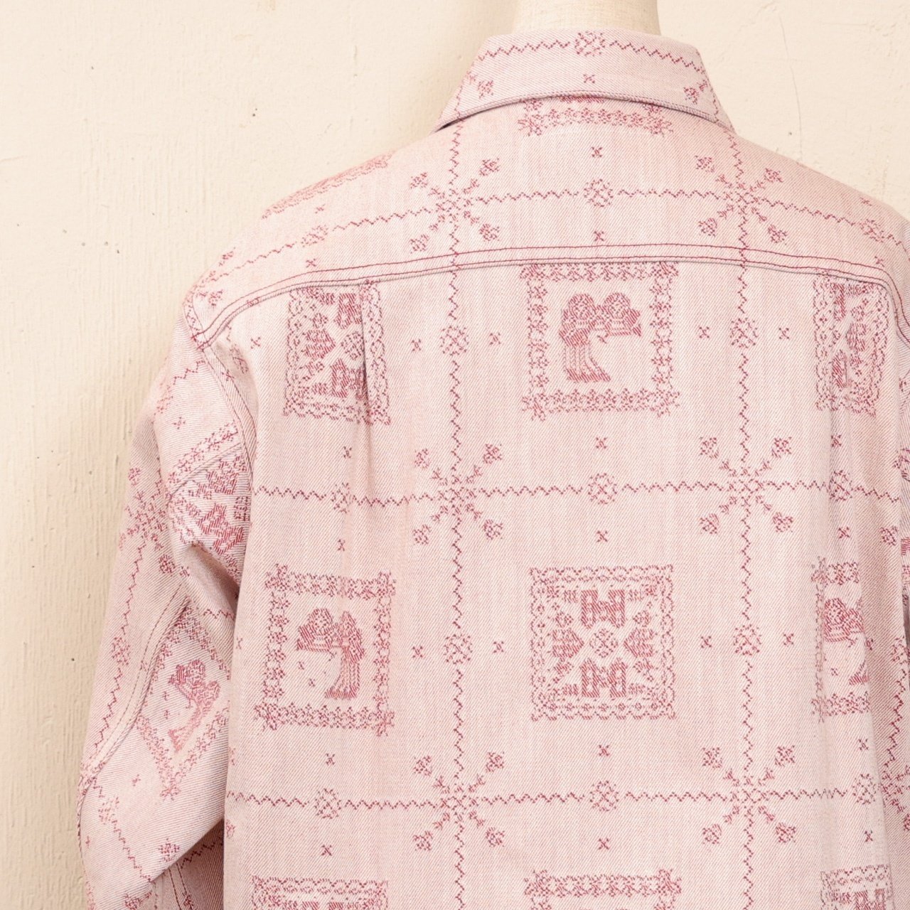 ORIGINAL DENIM JACQUARD｜flower＆guitar 花とギター