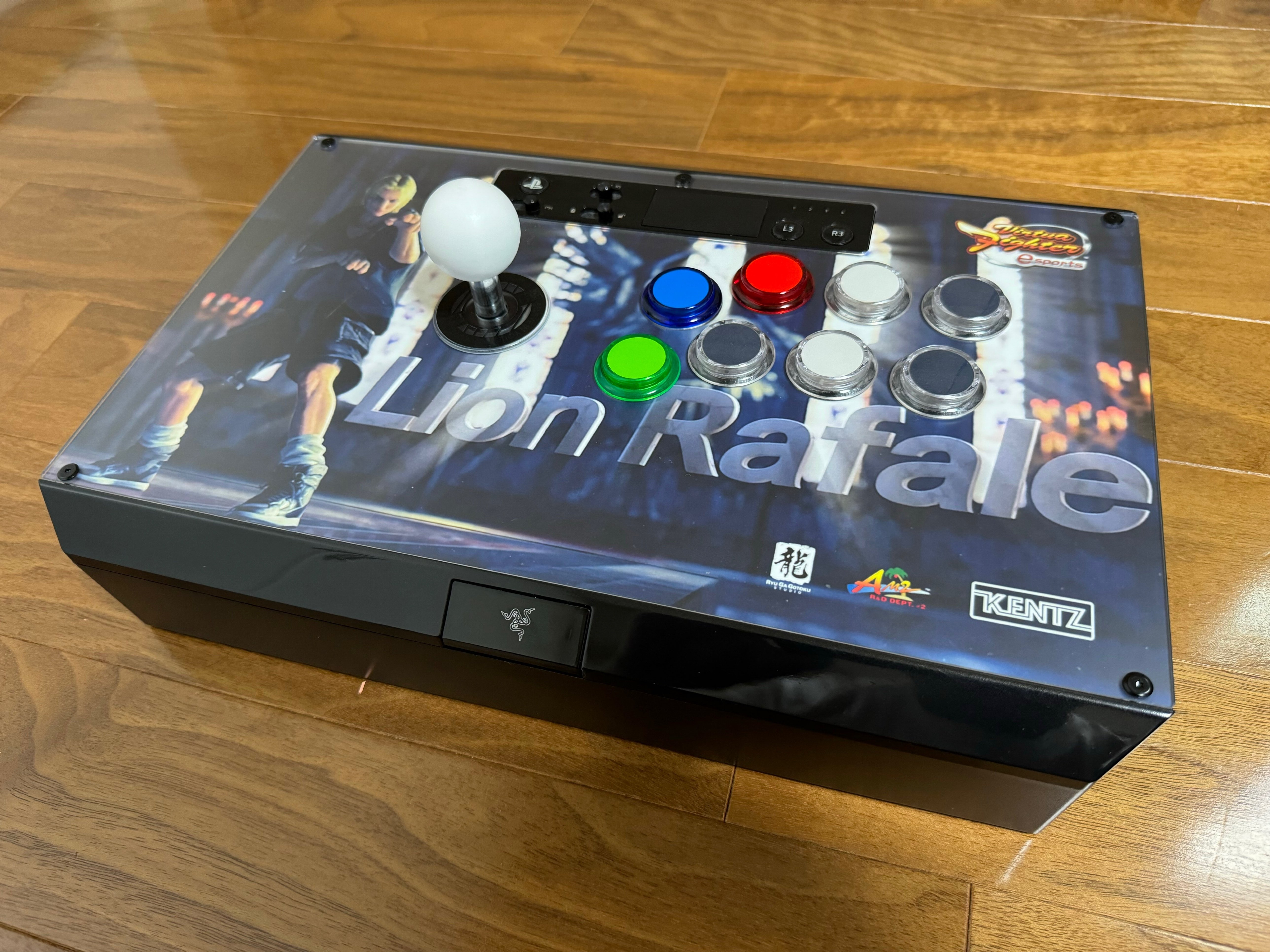 限定1台【クリア天板】イラスト差し替え可能　重箱X3 ジョイスティック アケコン fit=scale-down,w=1200