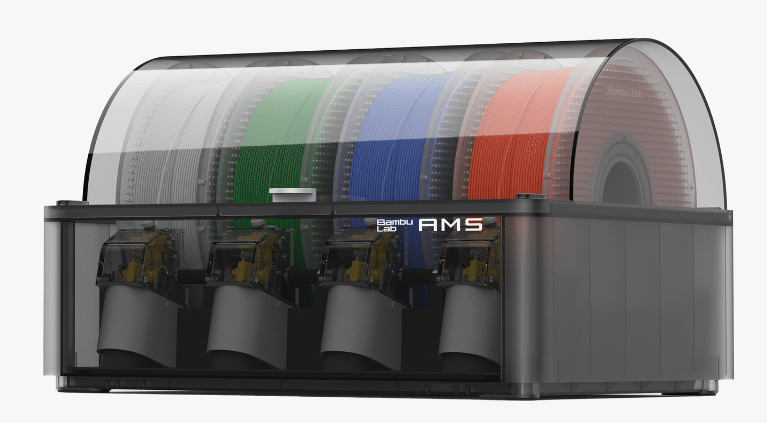 [新品] BambuLab AMS (X1C P1S対応) 自動フィラメント切替 新商品発売】Bambu Lab 3Dプリンター、フィラメント管理システム
