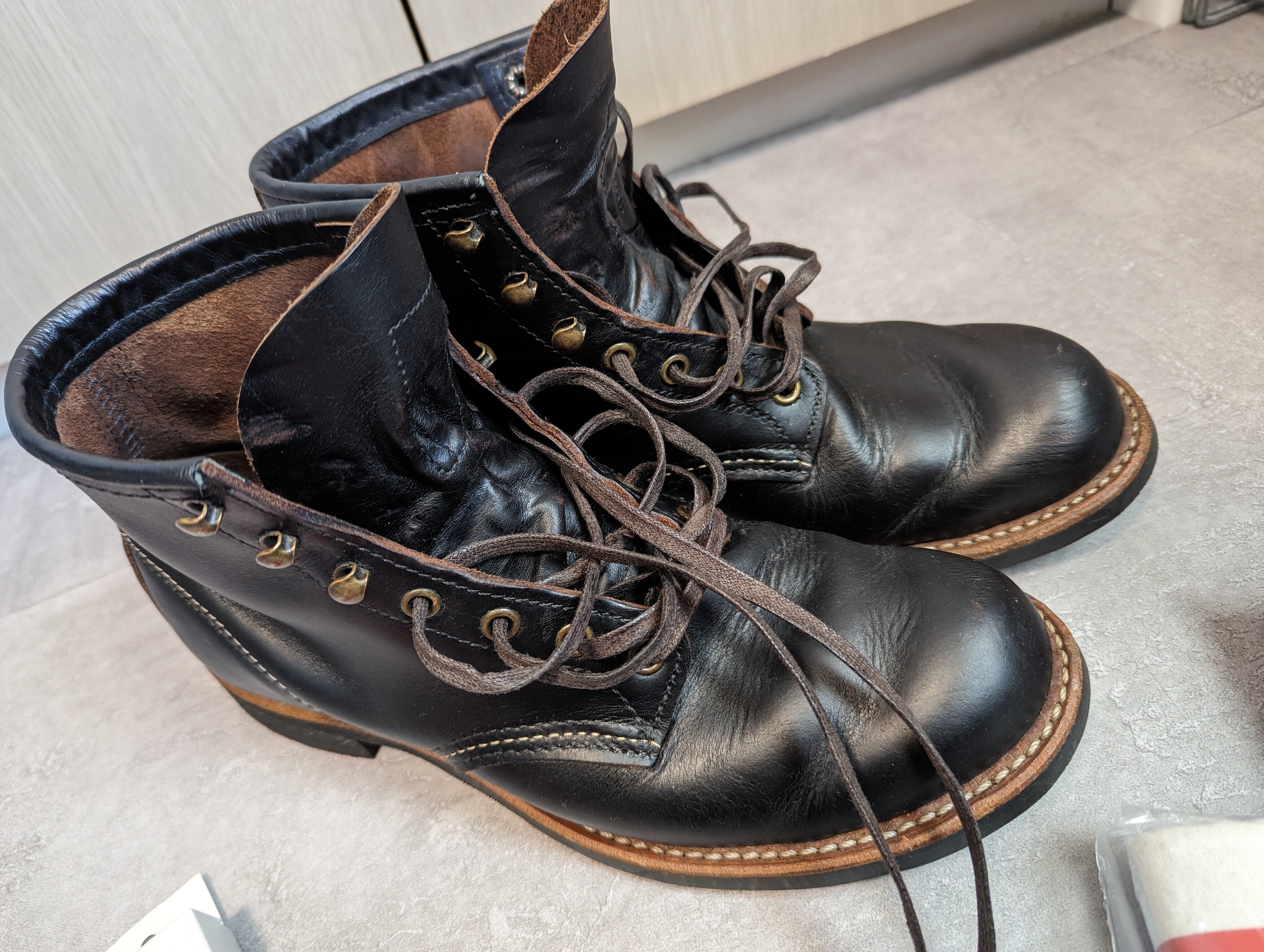 レッドウィング ブラックスミス 3345 茶芯 US7.0 25.0センチ レッド