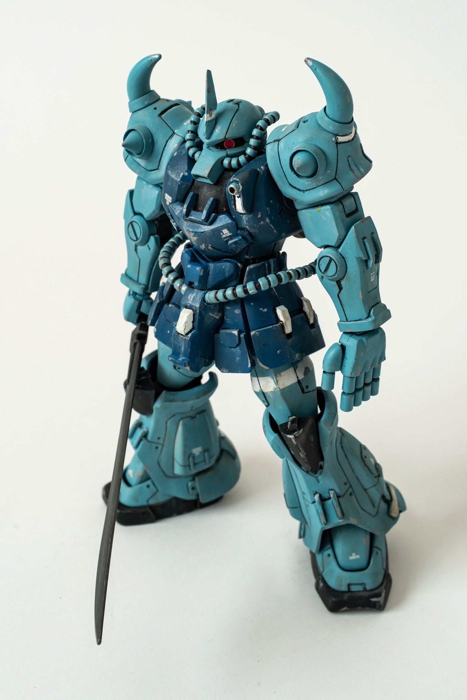 1/144 HGUC グフカスタム ジョニーライデン専用機 塗装済 完成品