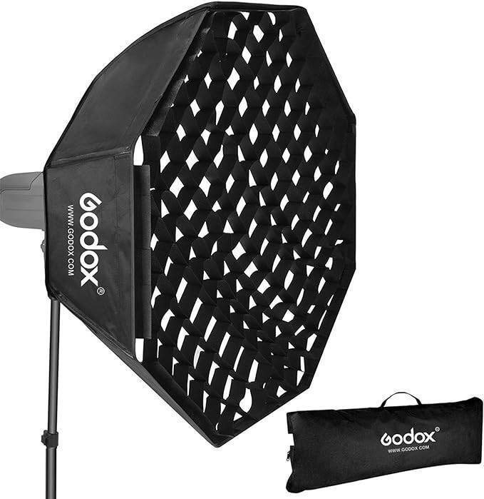 Godox ソフトボックス グリッド付き 黒 Amazon | GODOX 80x120cm グリッドソフトボックス ボーエンズマウント