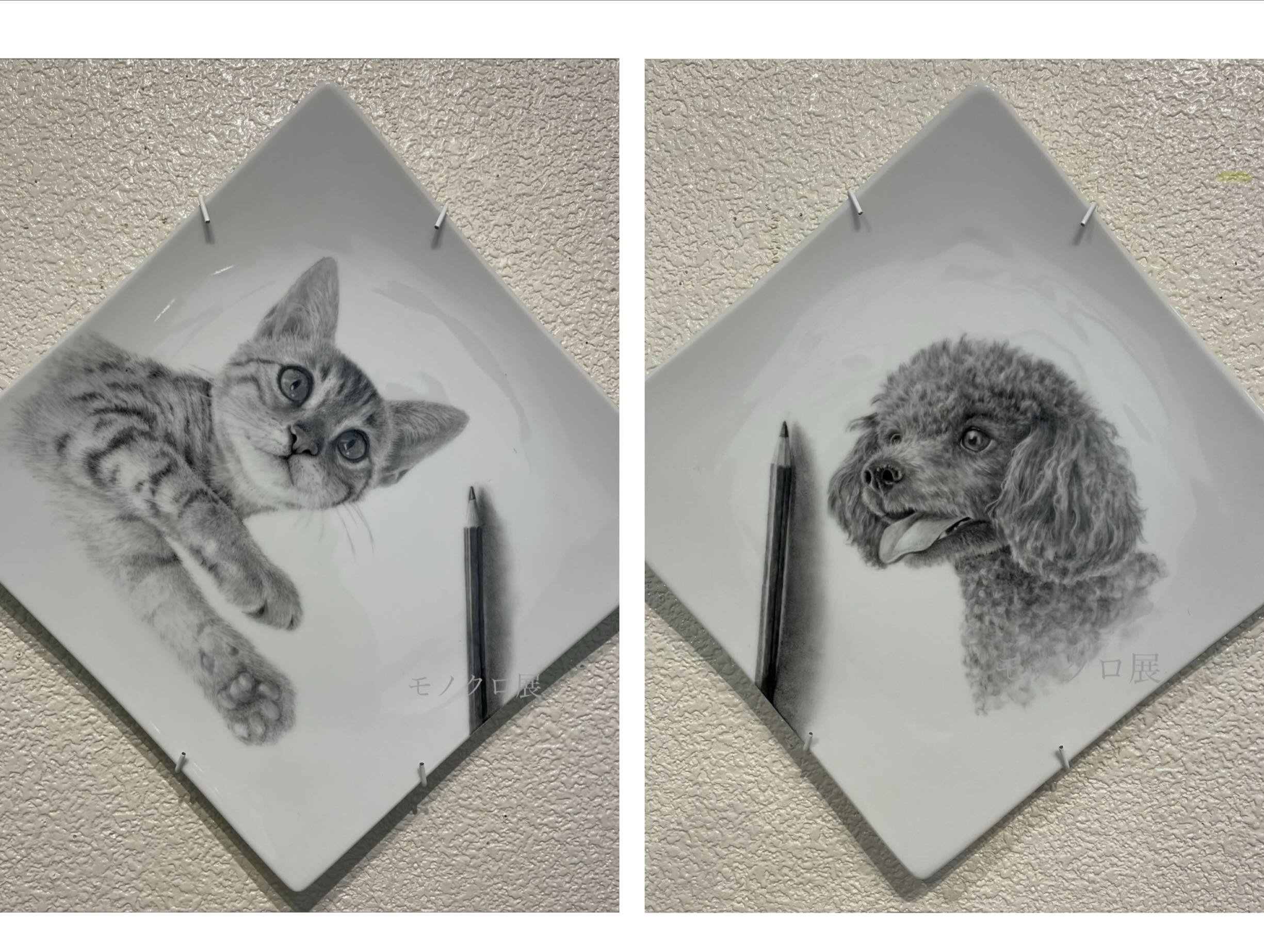 ボールペン画☆白黒 白・黒 モノクロの美｜Gallery美庵（びあん）