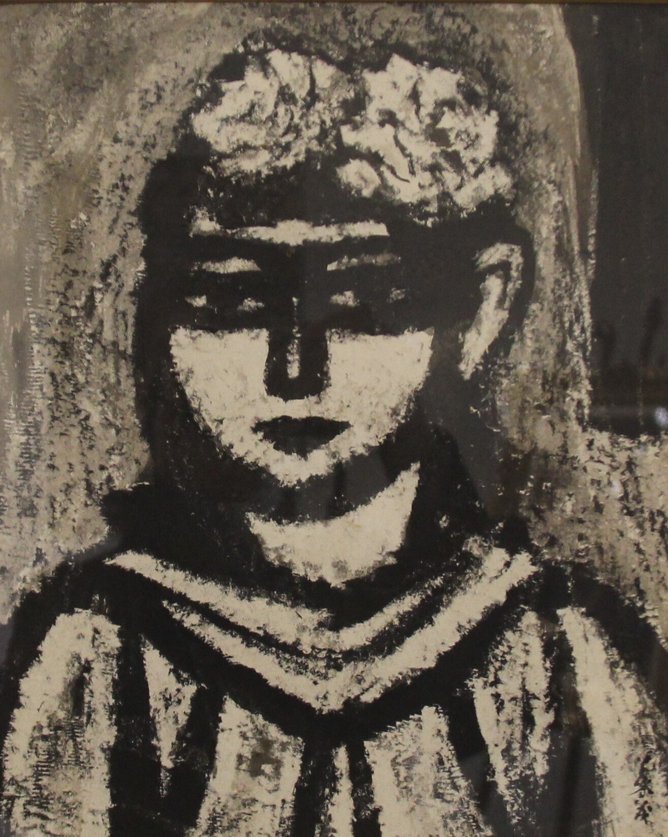 安藤義茂 の希少な刀画 ／　ルオーのような深い精神性　／マティス 安藤 義茂（ 1888 - 1967 ） - web-gallerykaze