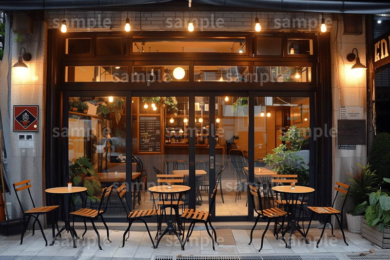 【note限定】「オシャレなカフェの外観」フリー素材3選｜店舗・リノベーション・デザインのイメージ画像に