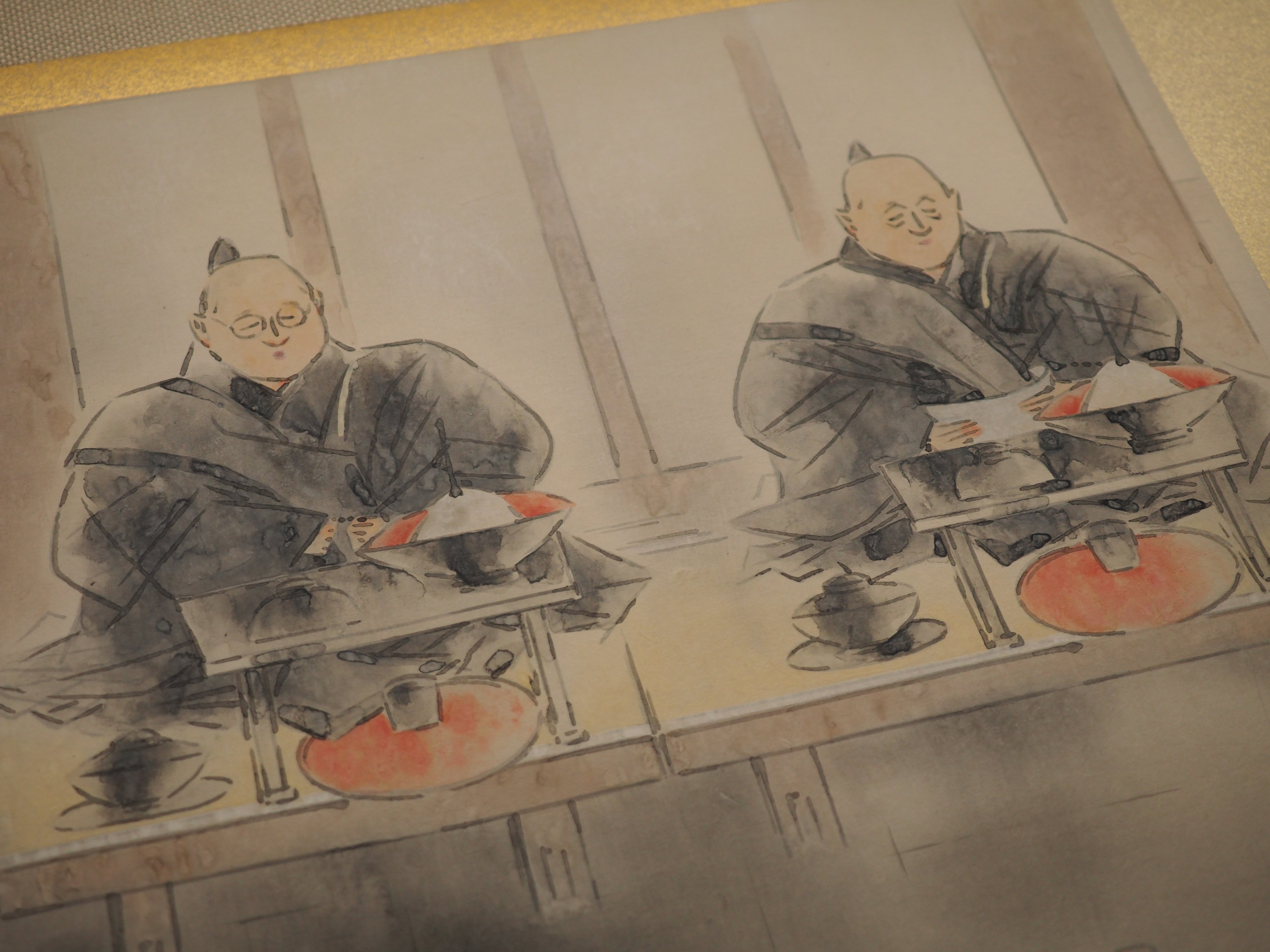 前田青邨が描いた東大寺・二月堂で行われている《お水取》…@東京