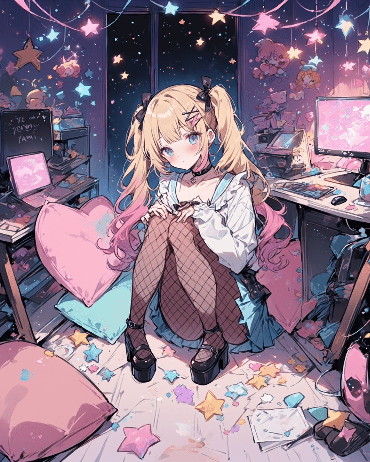 SDXL用手描き風LoRA MemihaSketchXL 公開｜樺野めみは