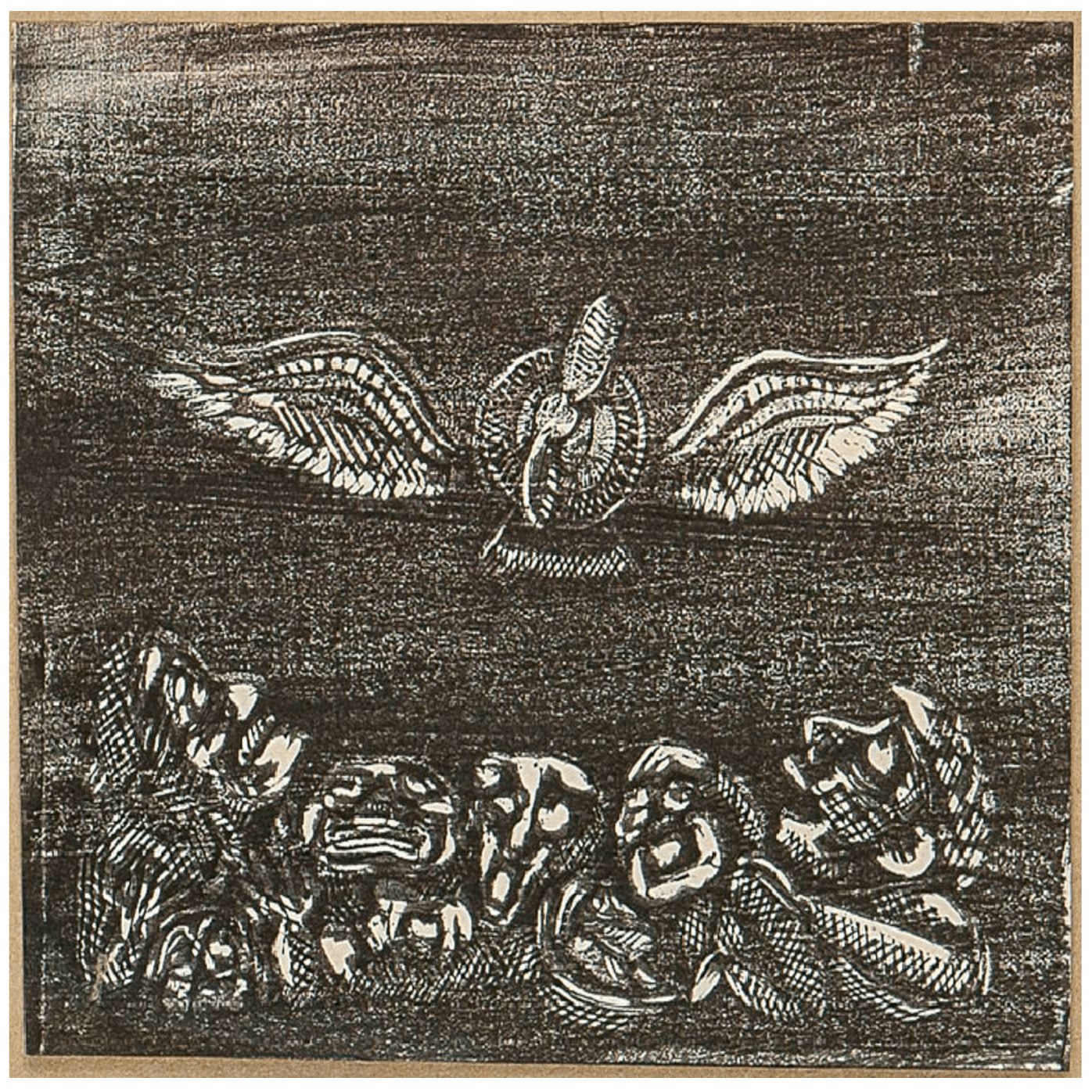 谷中安規】 版画 / 木版「怪鳥」 査定 買取 致します。｜井浦歳和