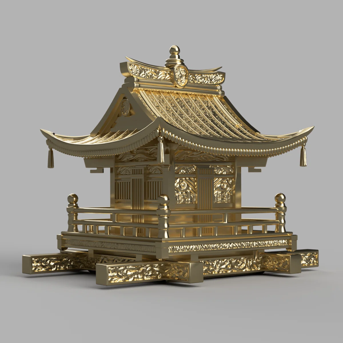 黄金祭りだ「わっしょい！わっしょい！」。【純金のお神輿】が誕生し