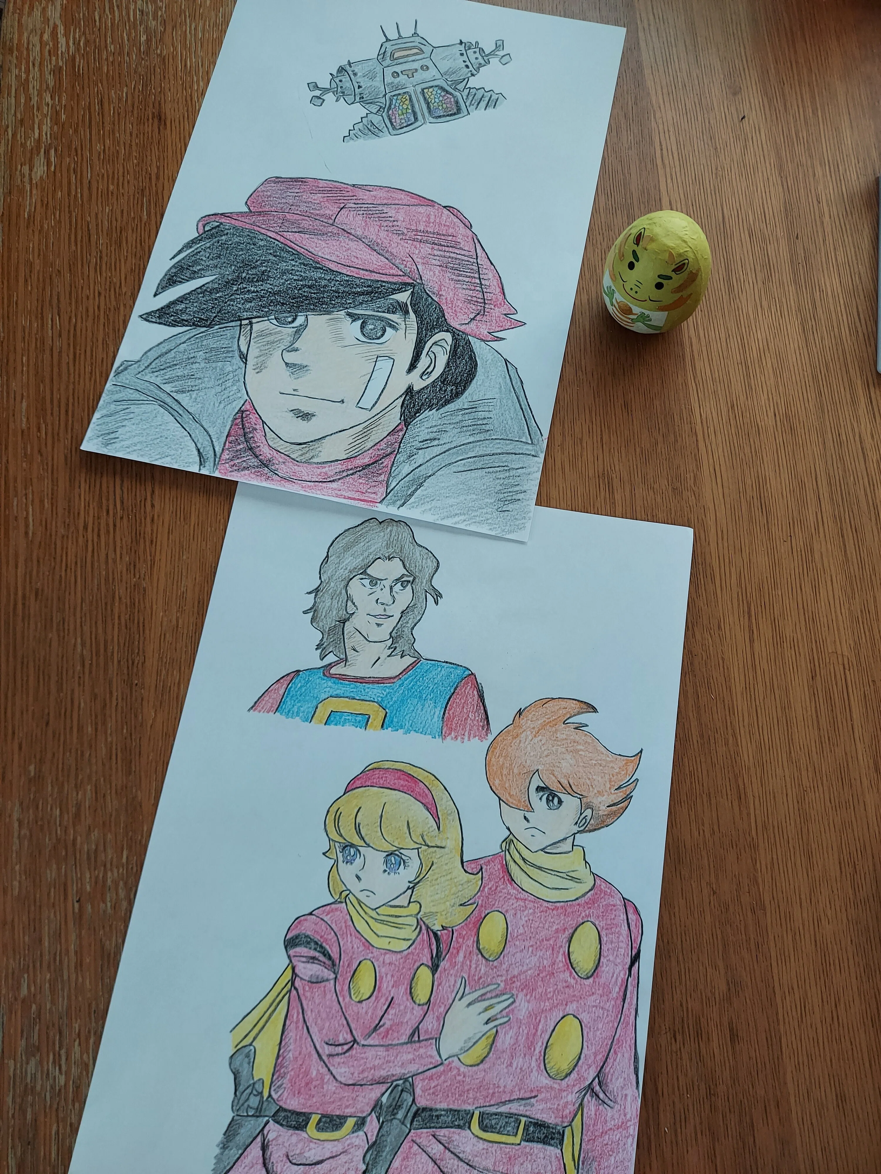 鳥山明さんを偲びつつ、昭和のアニメキャラ(イラスト)に心を注ぐ