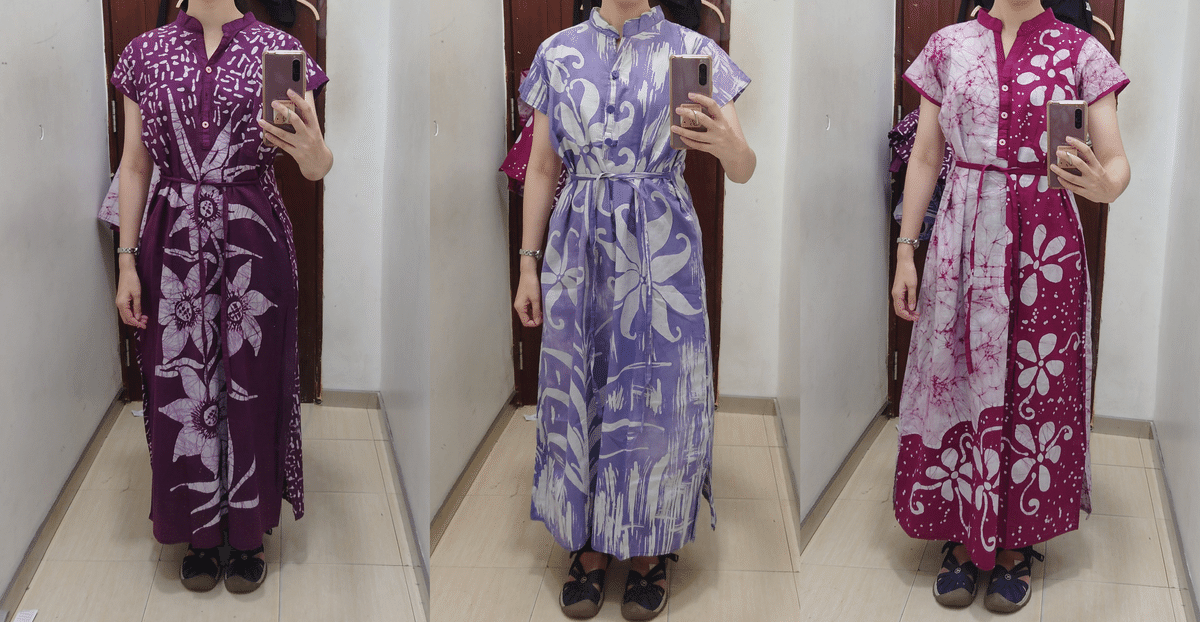 バティックのワンピースを買う|にしはる バティックのワンピースを買う|にしはる