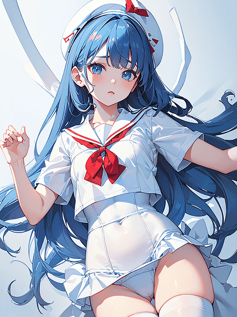 セーラー水着 #AIイラスト｜なお｜AIイラスト術師