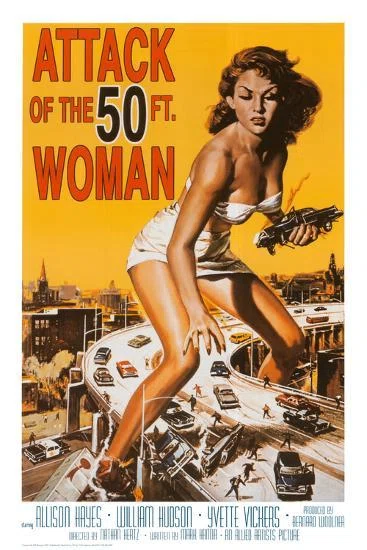 絵師レイノルド・ブラウンと、『妖怪巨大女』をティム・バートンが