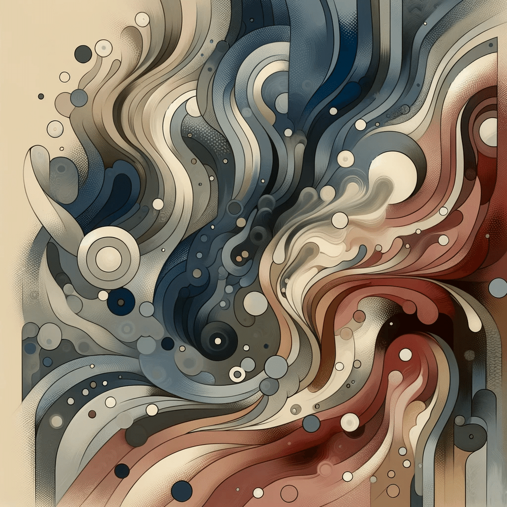 この絵何に見える？抽象的な絵をAIに作成してもらい、想像力と文章力を