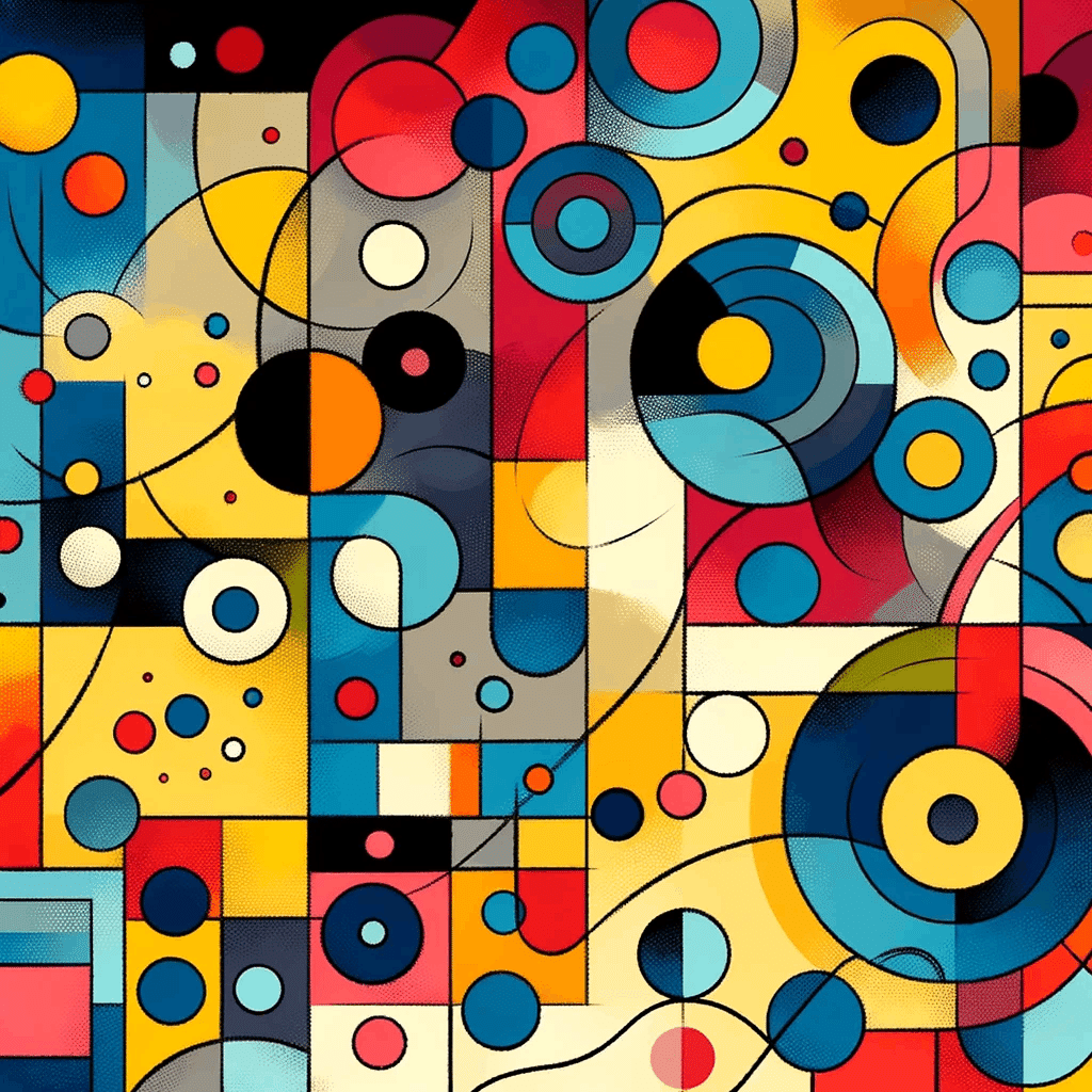 この絵何に見える？抽象的な絵をAIに作成してもらい、想像力と文章力を