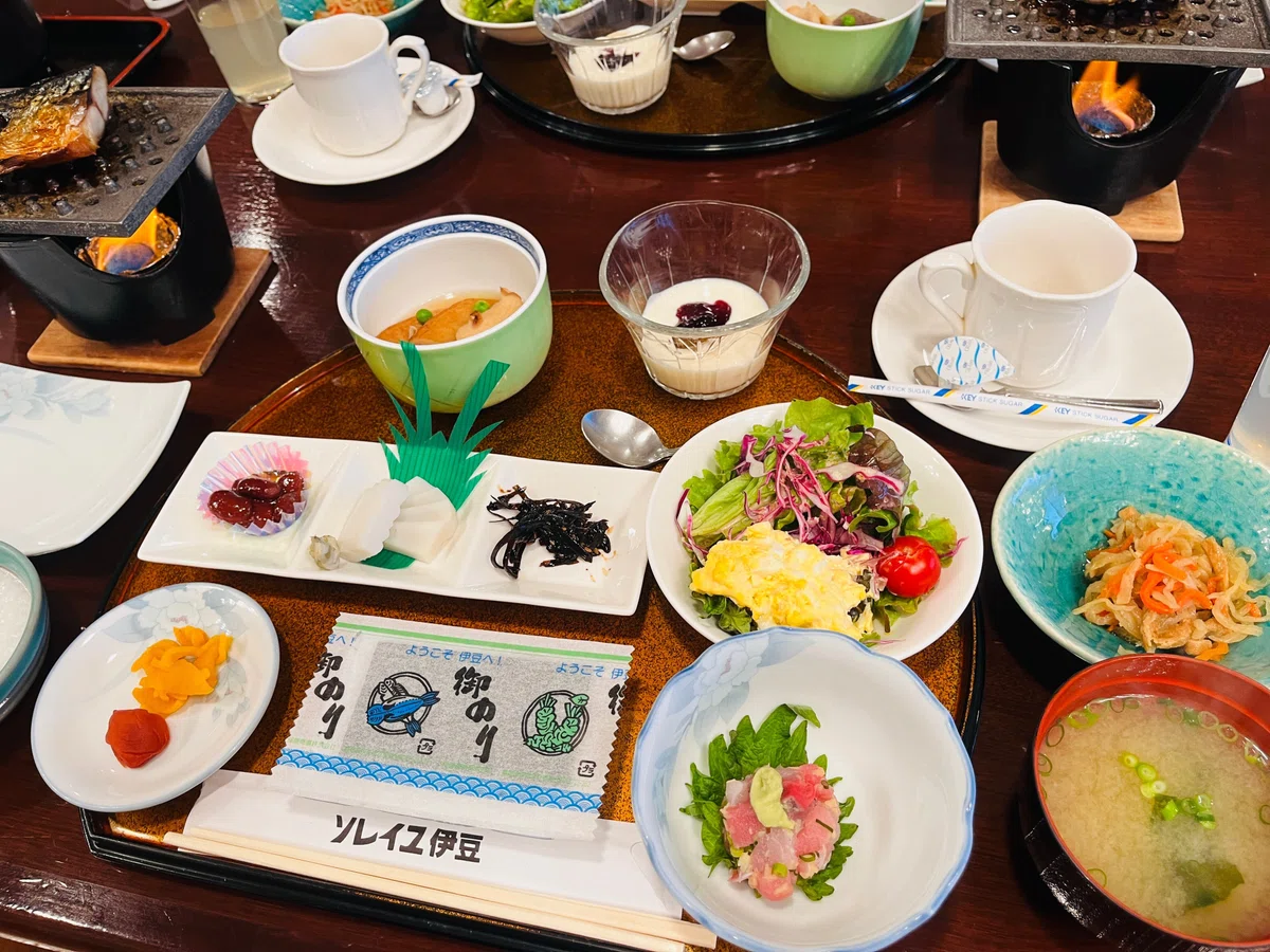 伊豆の保養所 朝食