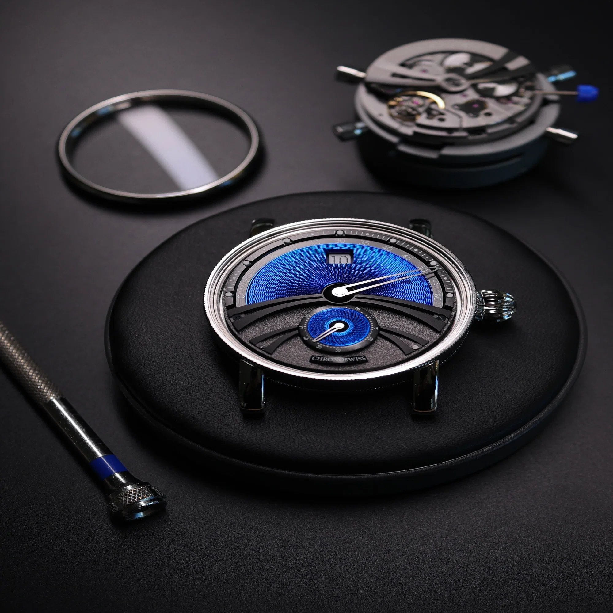 デルフィス サファイア CH-1423.1-BKBL1｜CHRONOSWISS クロノスイス 