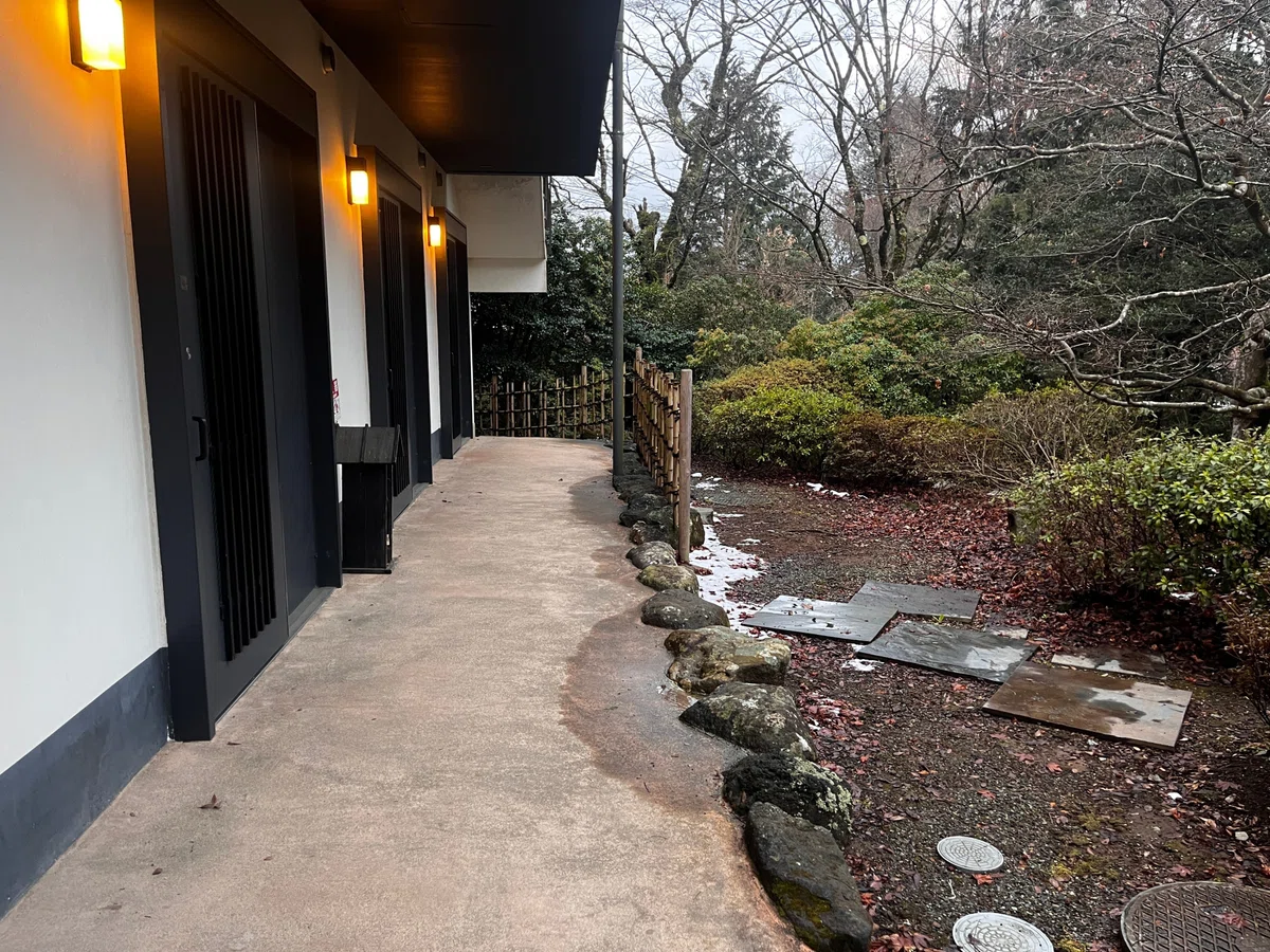 箱根品の木一の湯 客室入口