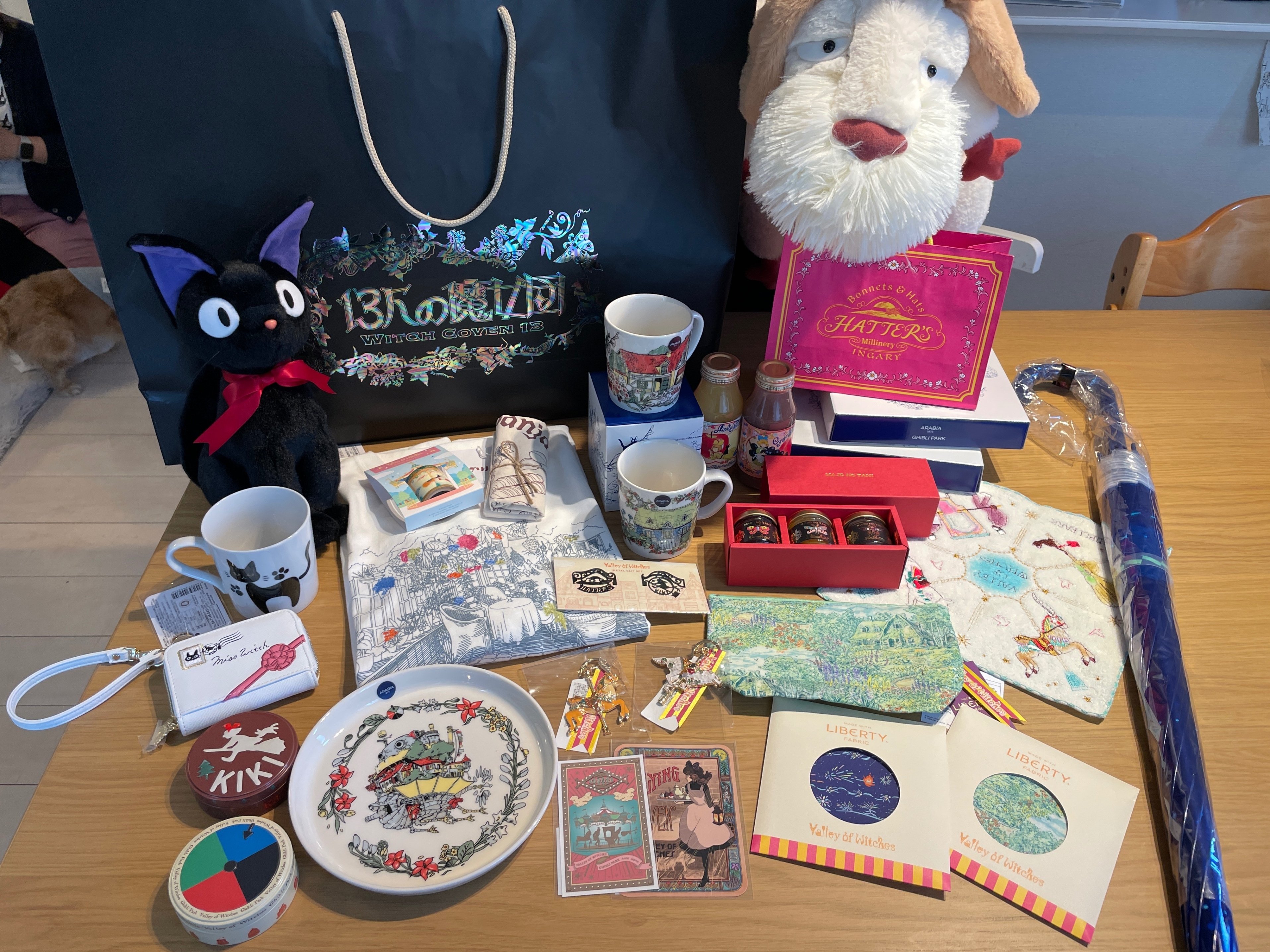 ジブリパーク アラビア 魔女の宅急便 ハウルの動く城 食器セット 皿2枚