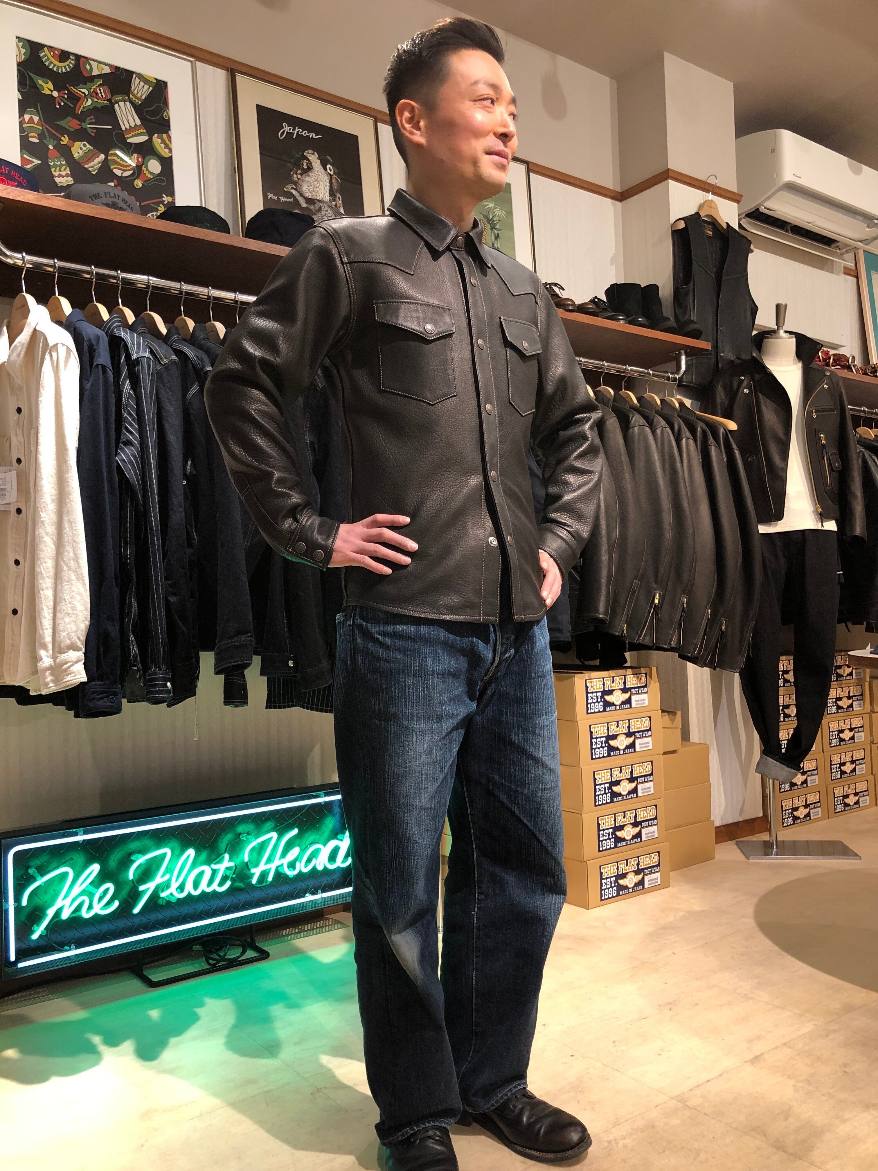 FLAT HEAD 神宮前店】~神宮前店先行販売ディアスキンウエスタン FLAT HEAD 神宮前店】~神宮前店先行販売ディアスキンウエスタン