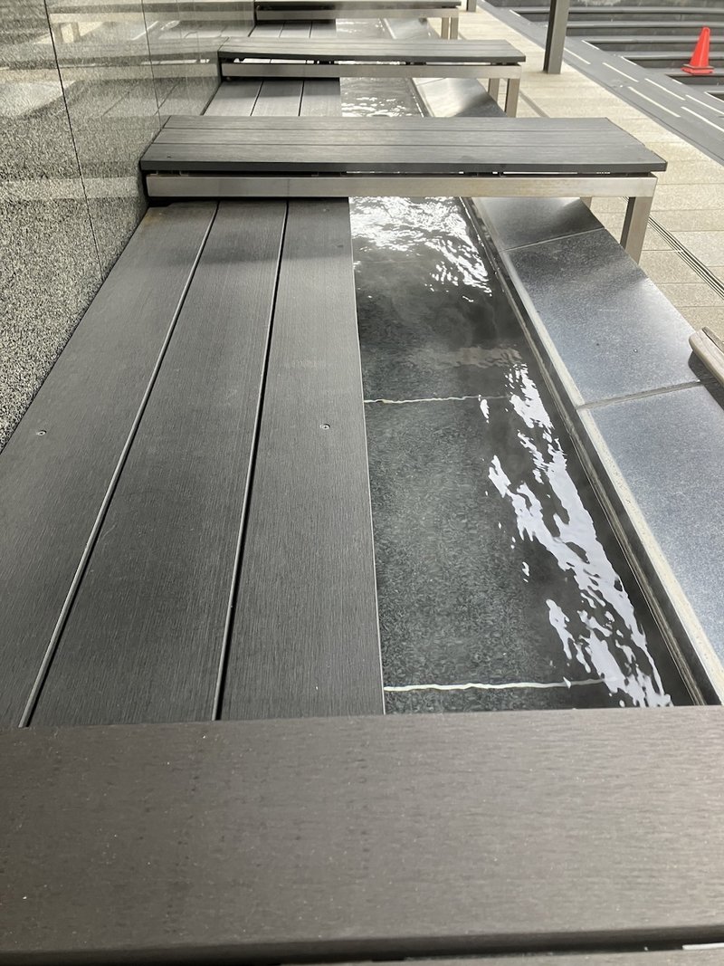 岡田美術館の足湯