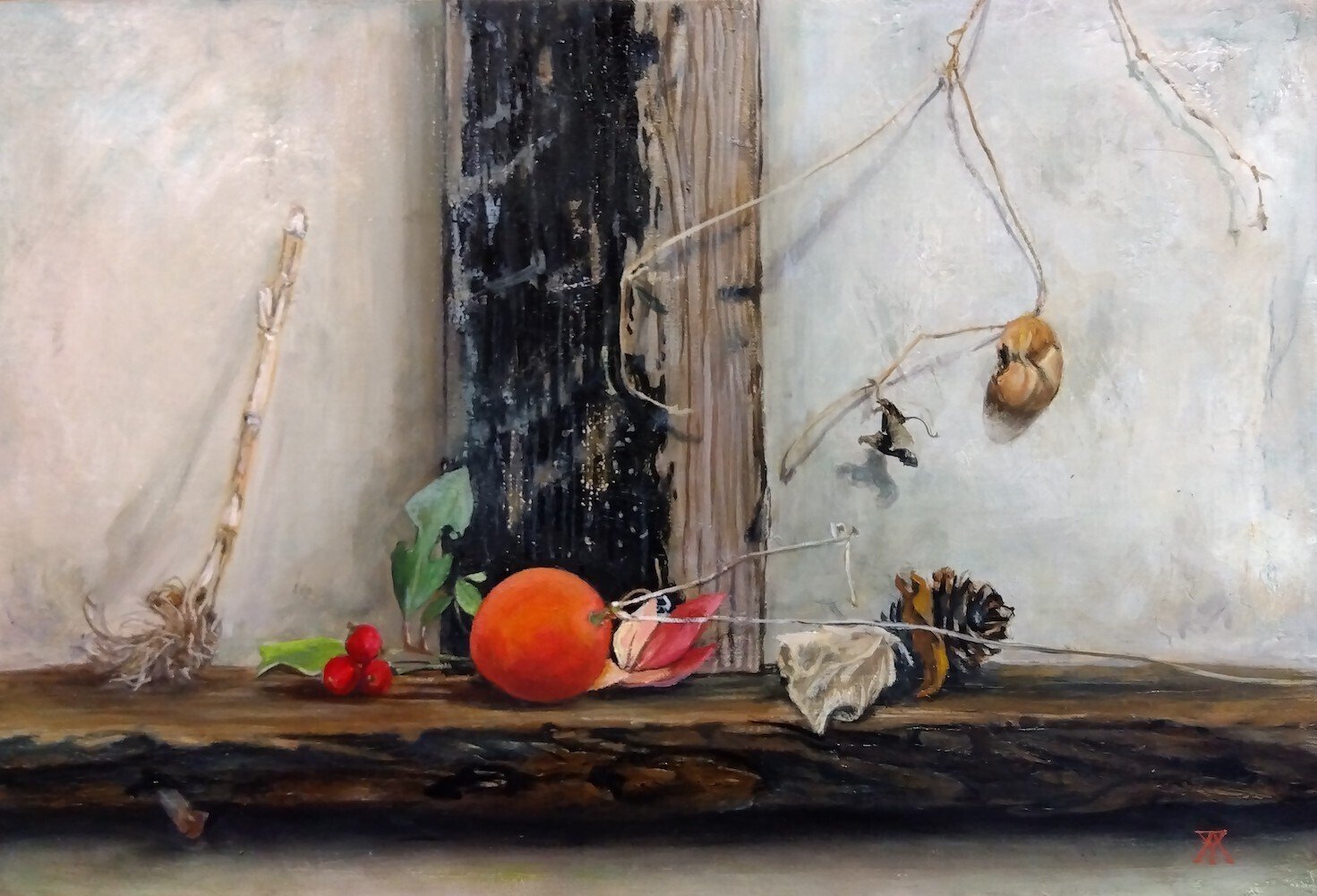 2024年の3月に「烏瓜のある静物」｜Yoshimitsu