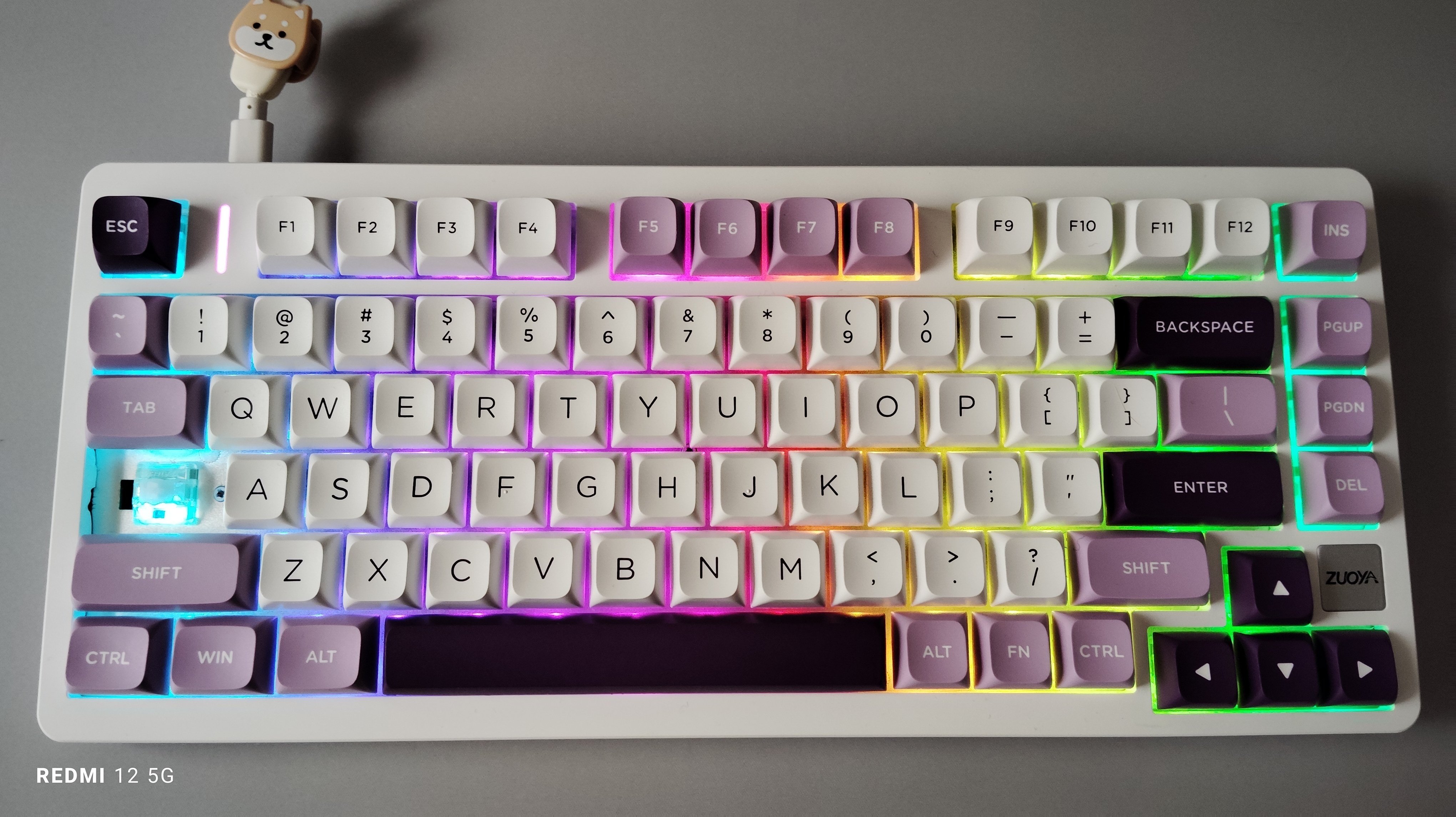 【新品未組立】FUJI65 eWhite NightSakura夜桜キーボード 新品未組立】FUJI65 eWhite NightSakura夜桜キーボード