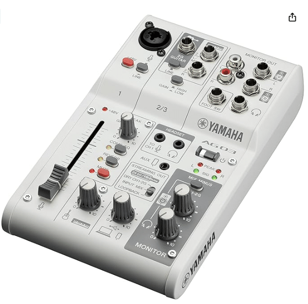 YAMAHA ミキサー AG06 & エレコム 音楽伝送ケーブル YAMAHA ミキサー AG06 & エレコム 音楽伝送ケーブル