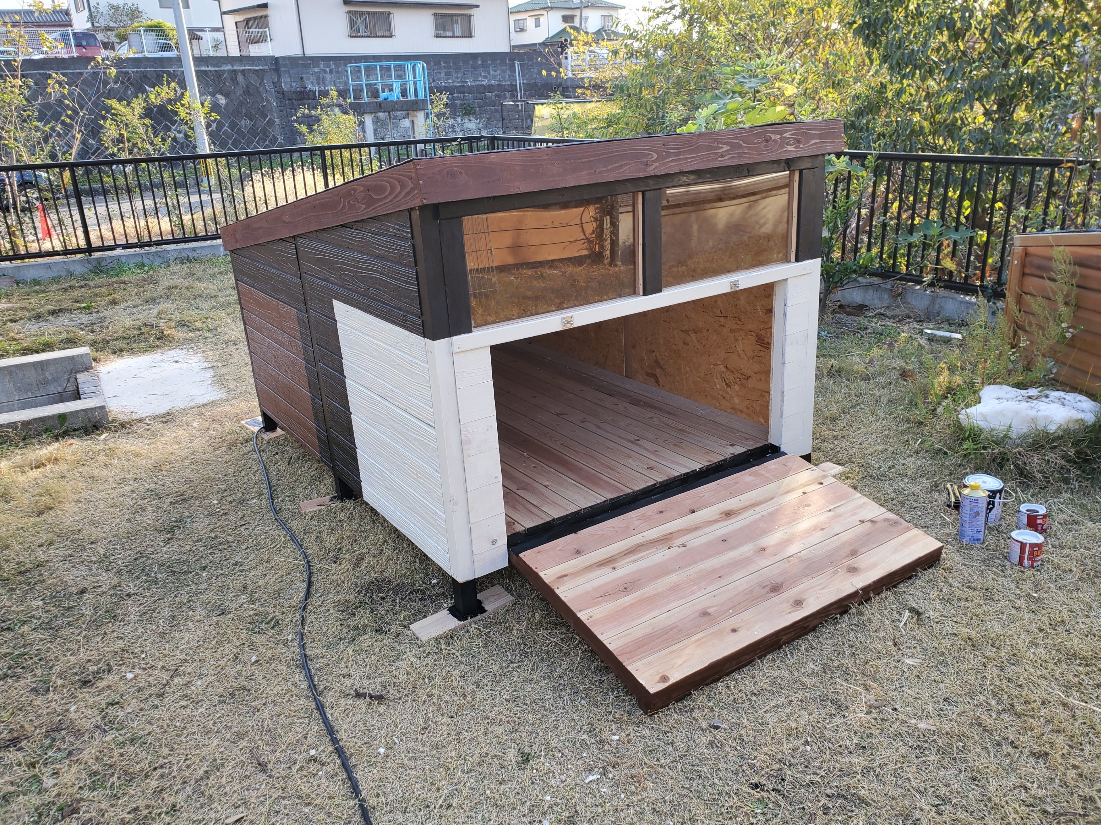 リクガメ屋外用ケージ【W150D180H60〜100】｜MOLTINGBASE