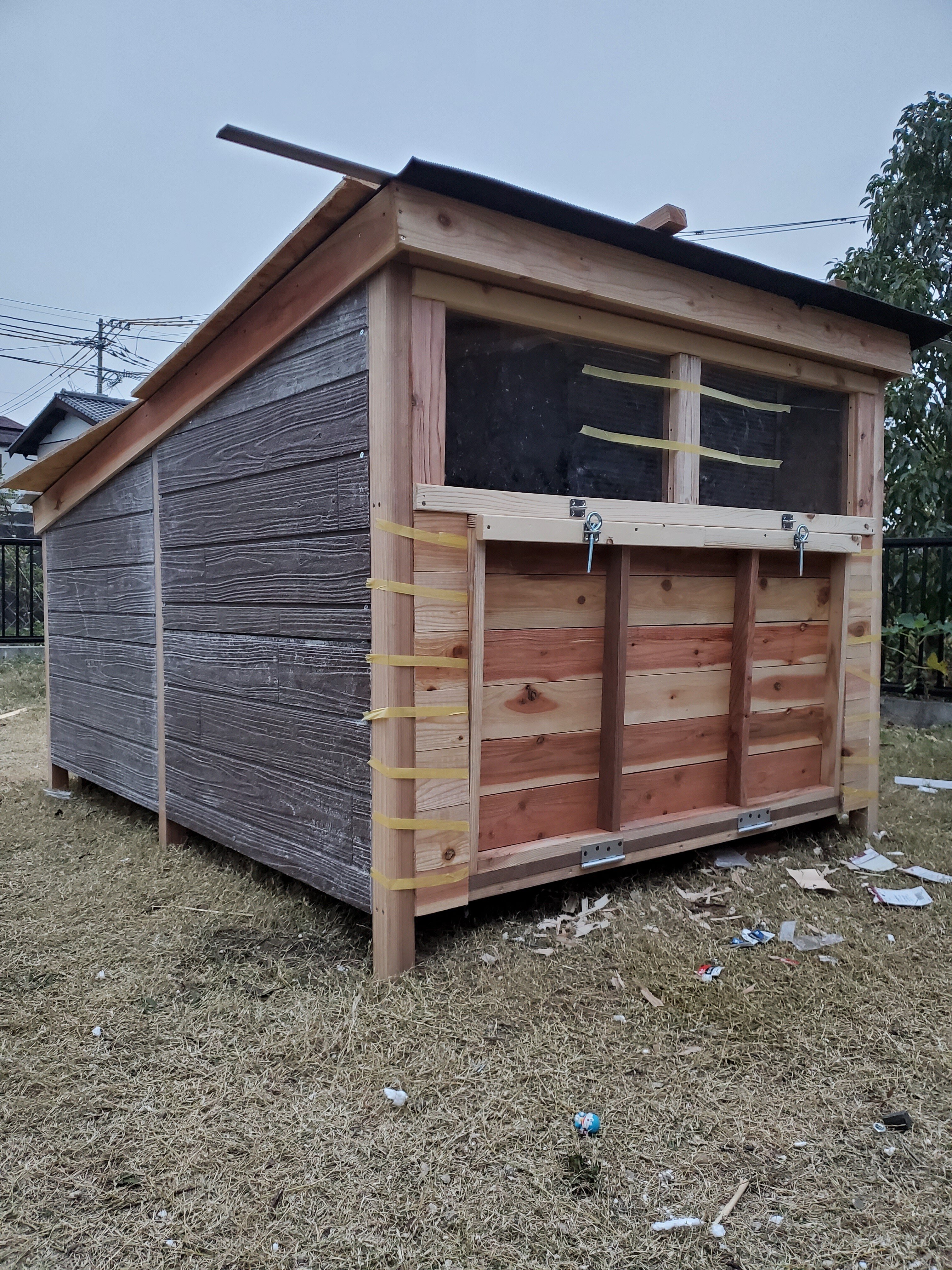 リクガメ屋外用ケージ【W150D180H60〜100】｜MOLTINGBASE