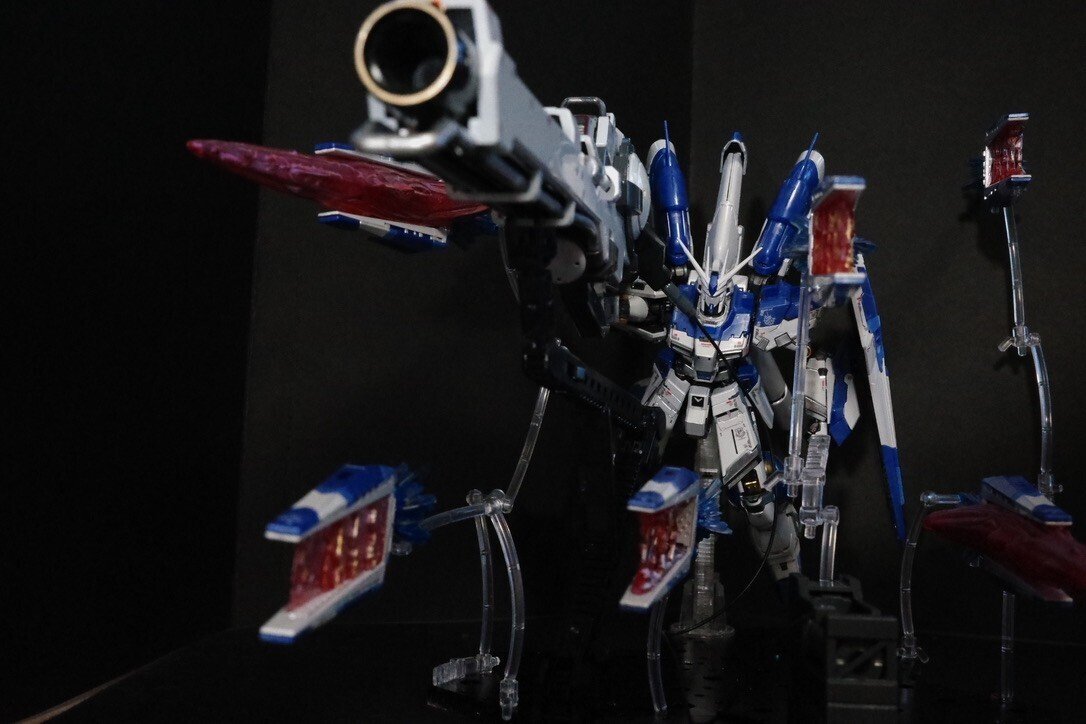 RGHi-νガンダム用フィンファンネルエフェクト&ハイパーメガバズーカランチャー RG Hi-νガンダム用「フィン・ファンネルエフェクト