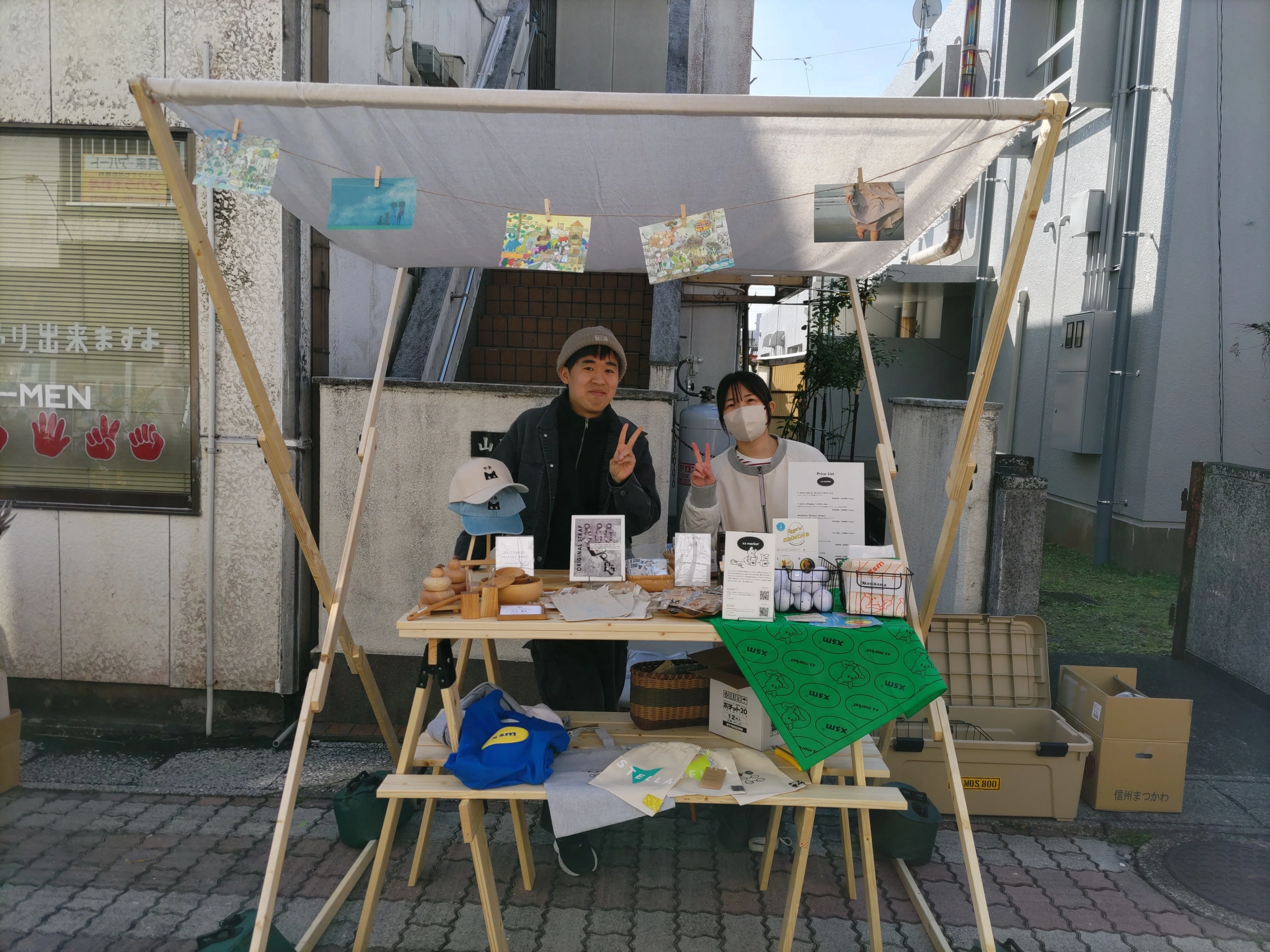 ポータブル屋台「FLIP STAND」完成｜西都市まちづくりサークルSAITO BASE