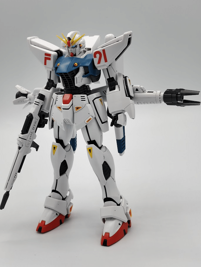 MGガンダムF91（富野Ver.も）製作09上半身の組み立て：G団