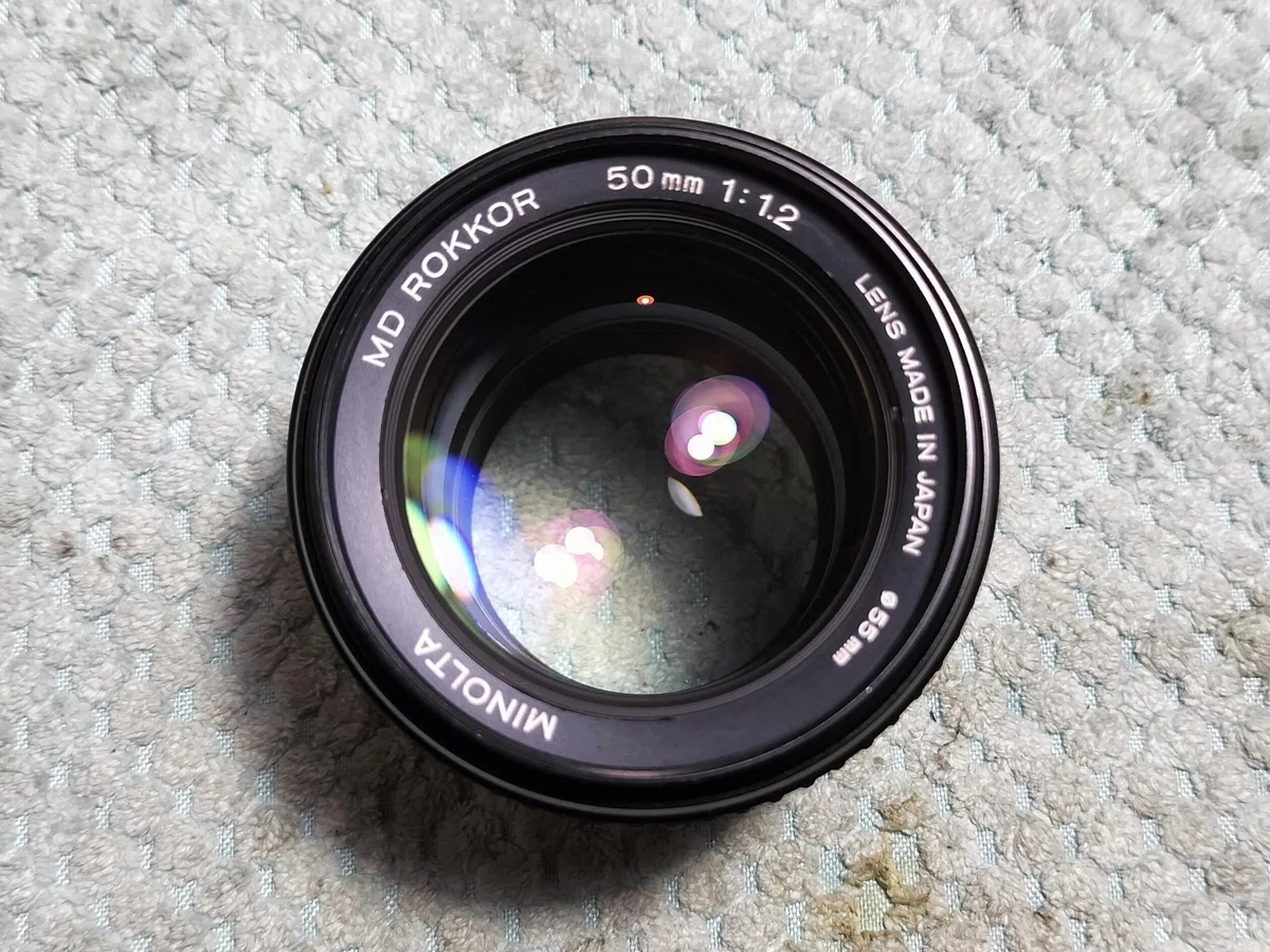 Minolta MD Rokkor 50mm F/1.2の分解｜フィルムカメラ修理のアクアカメラ