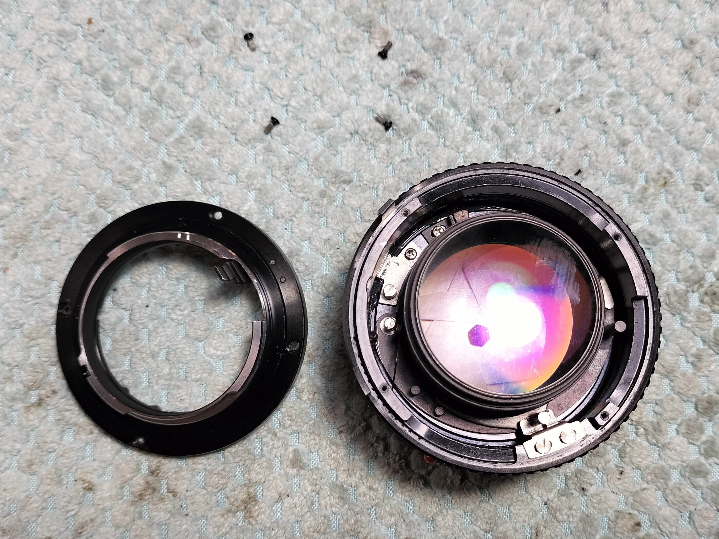 Minolta MD Rokkor 50mm F/1.2の分解|フィルムカメラ修理の Minolta MD Rokkor 50mm F/1.2の分解|フィルムカメラ修理の
