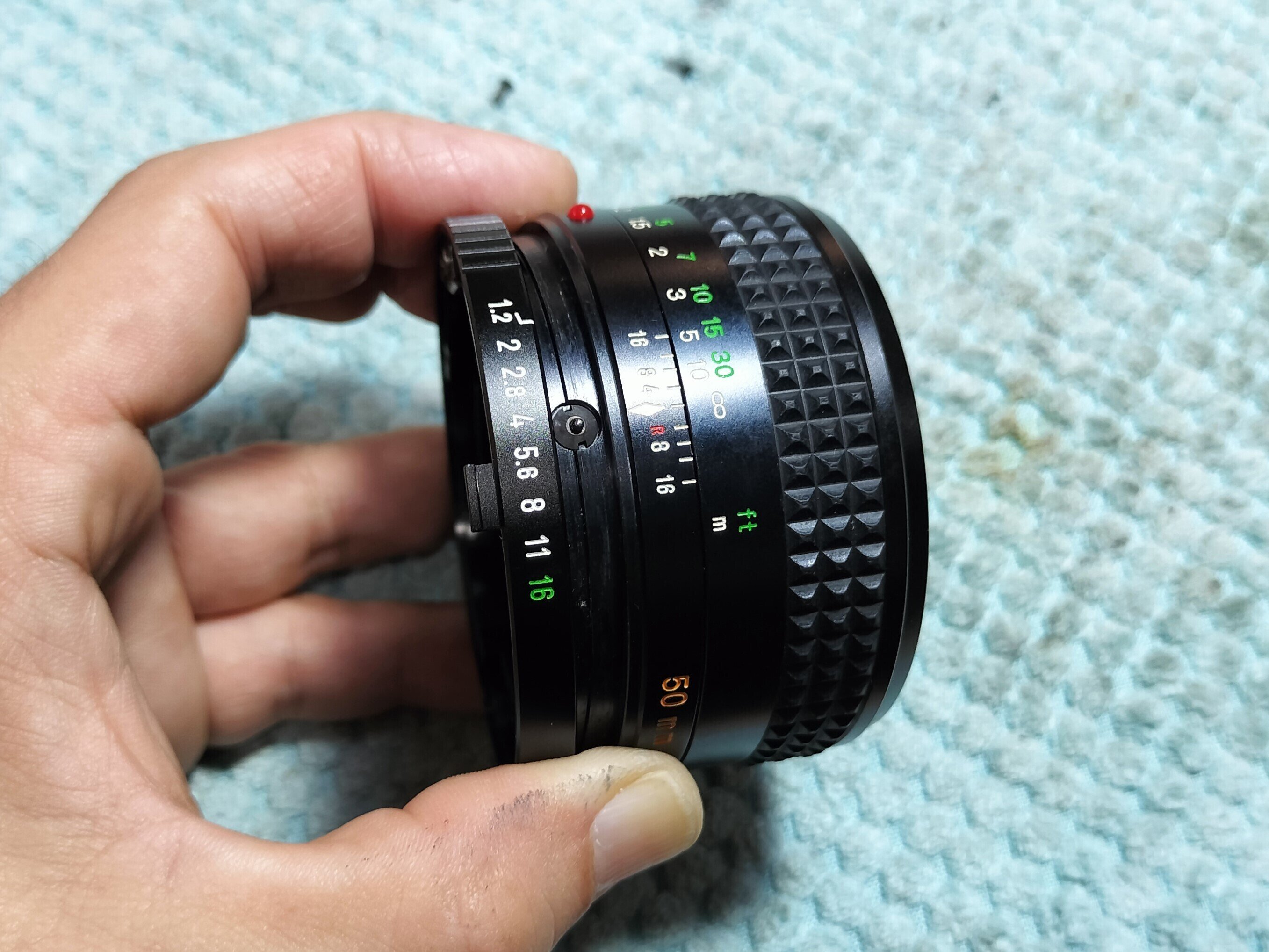 Minolta MD Rokkor 50mm F/1.2の分解｜フィルムカメラ修理のアクアカメラ