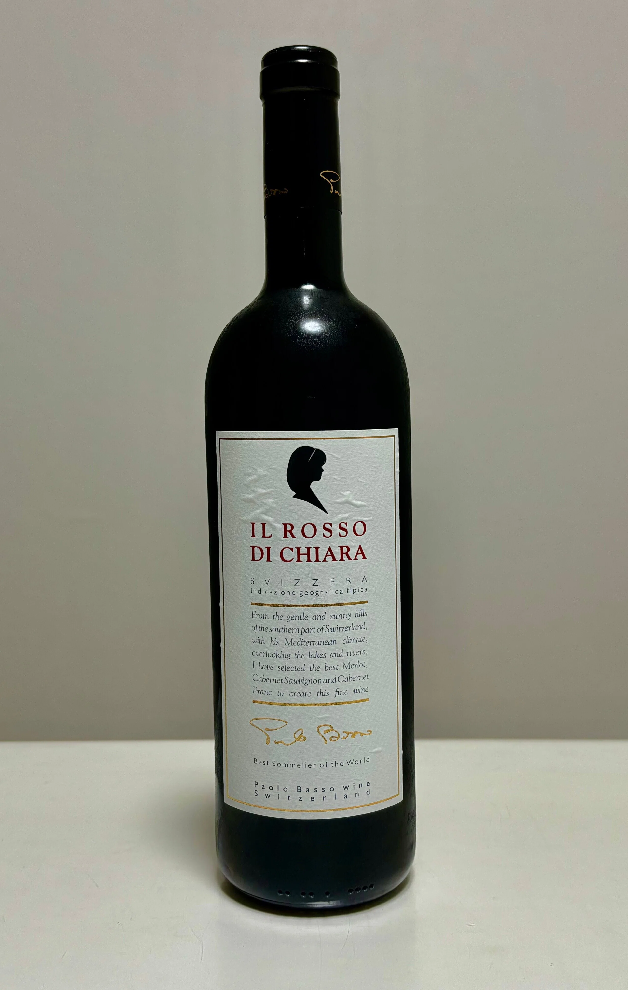 🇨🇭ソムリエの世界チャンピオンが醸したIL ROSSO DI CHIAR Paolo