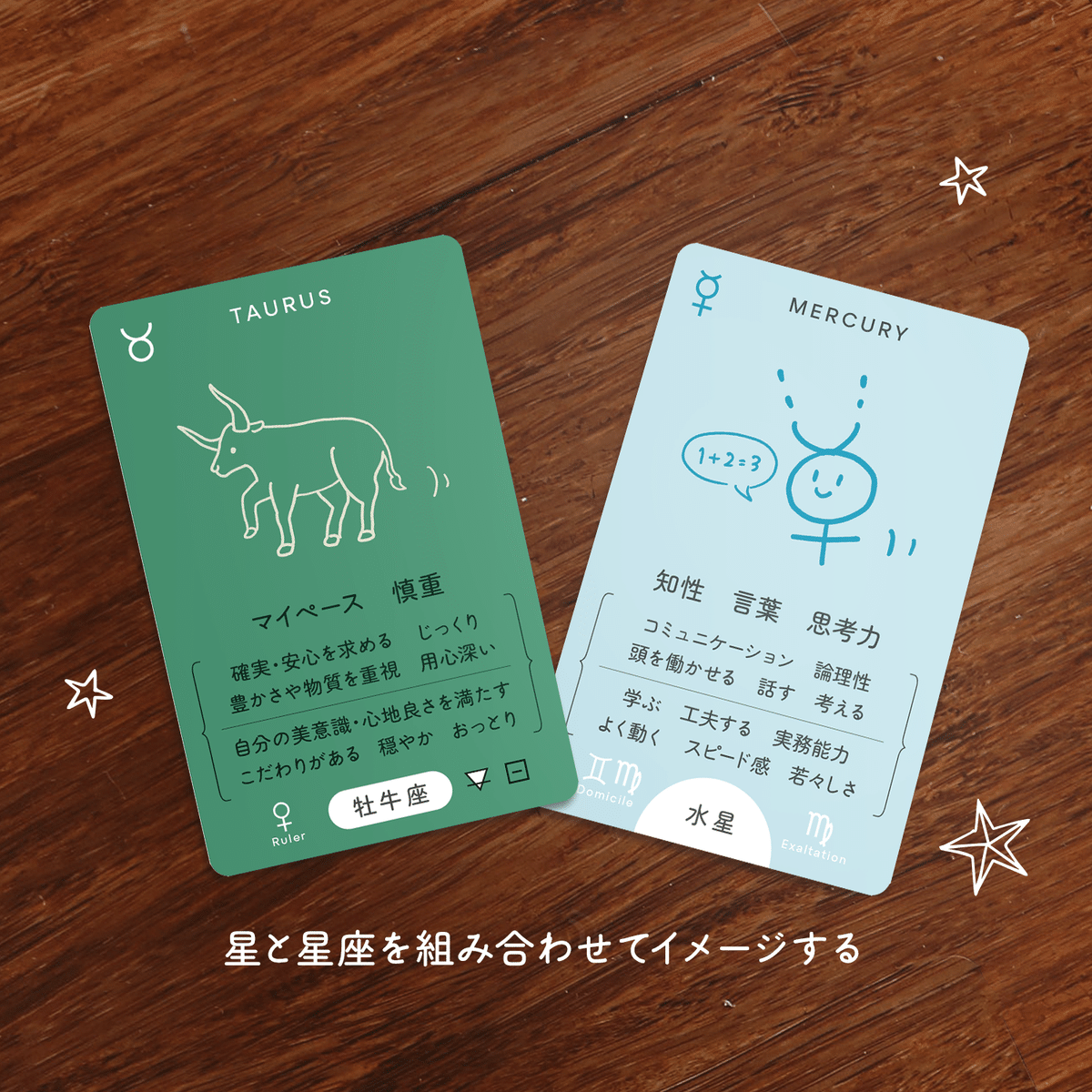 星占いカードをつくりました！｜yohei🌟数字占い＋星占い師