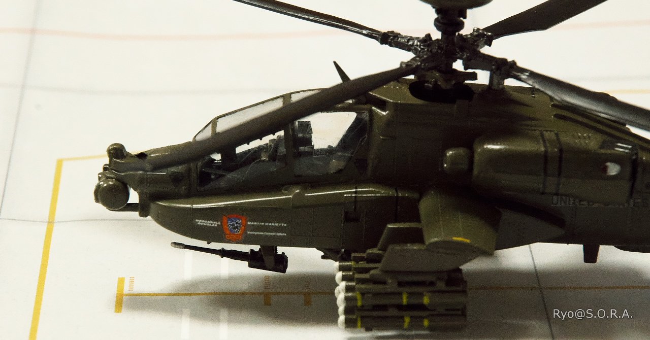 プラモデル製作記 イタレリ 1/72 AH-64D アパッチ ロングボウ プラモデル製作記 イタレリ 1/72 AH-64D アパッチ ロングボウ
