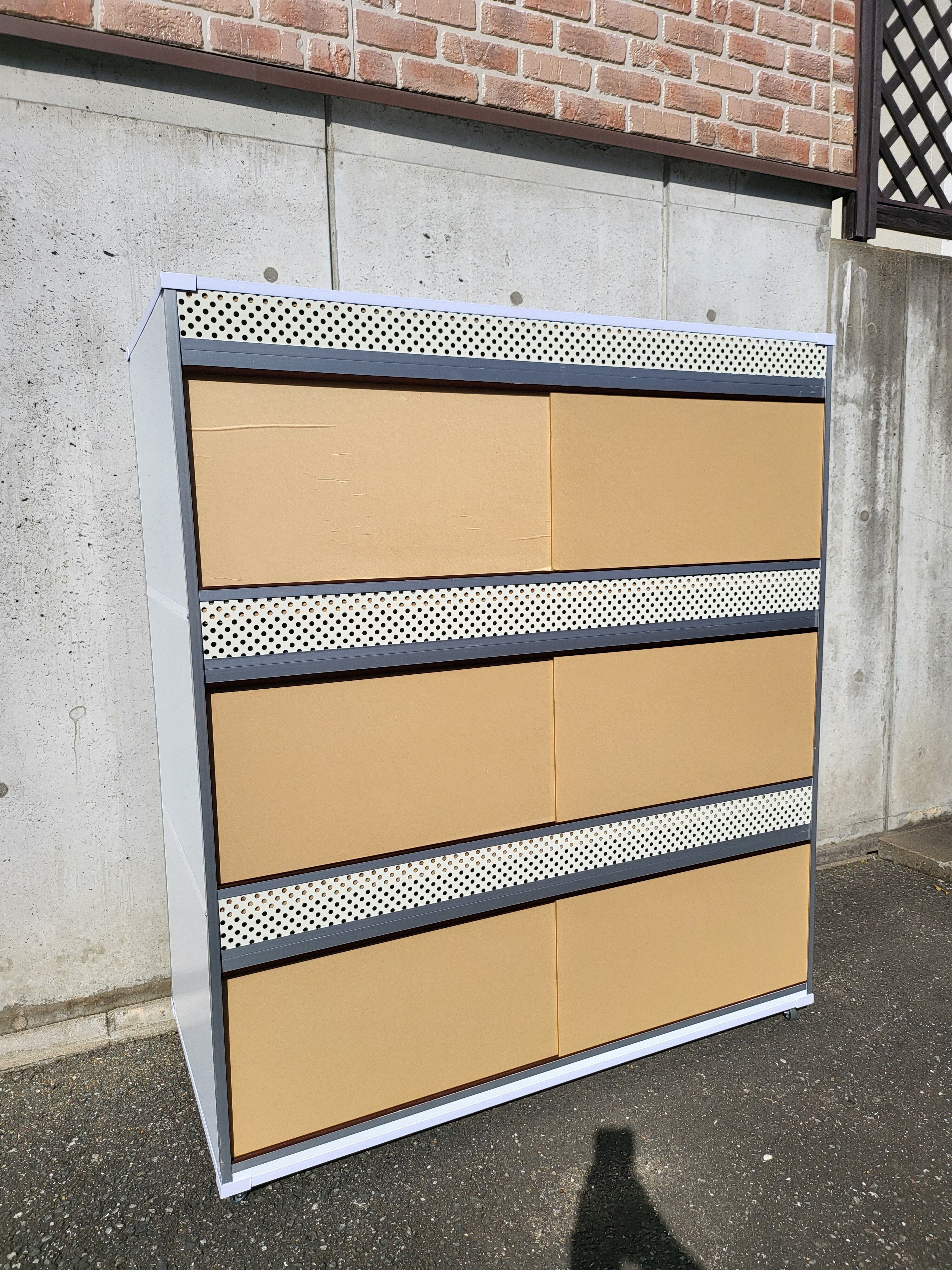 軽量アルミケージ3段連結【W1200D600H1350】｜MOLTINGBASE