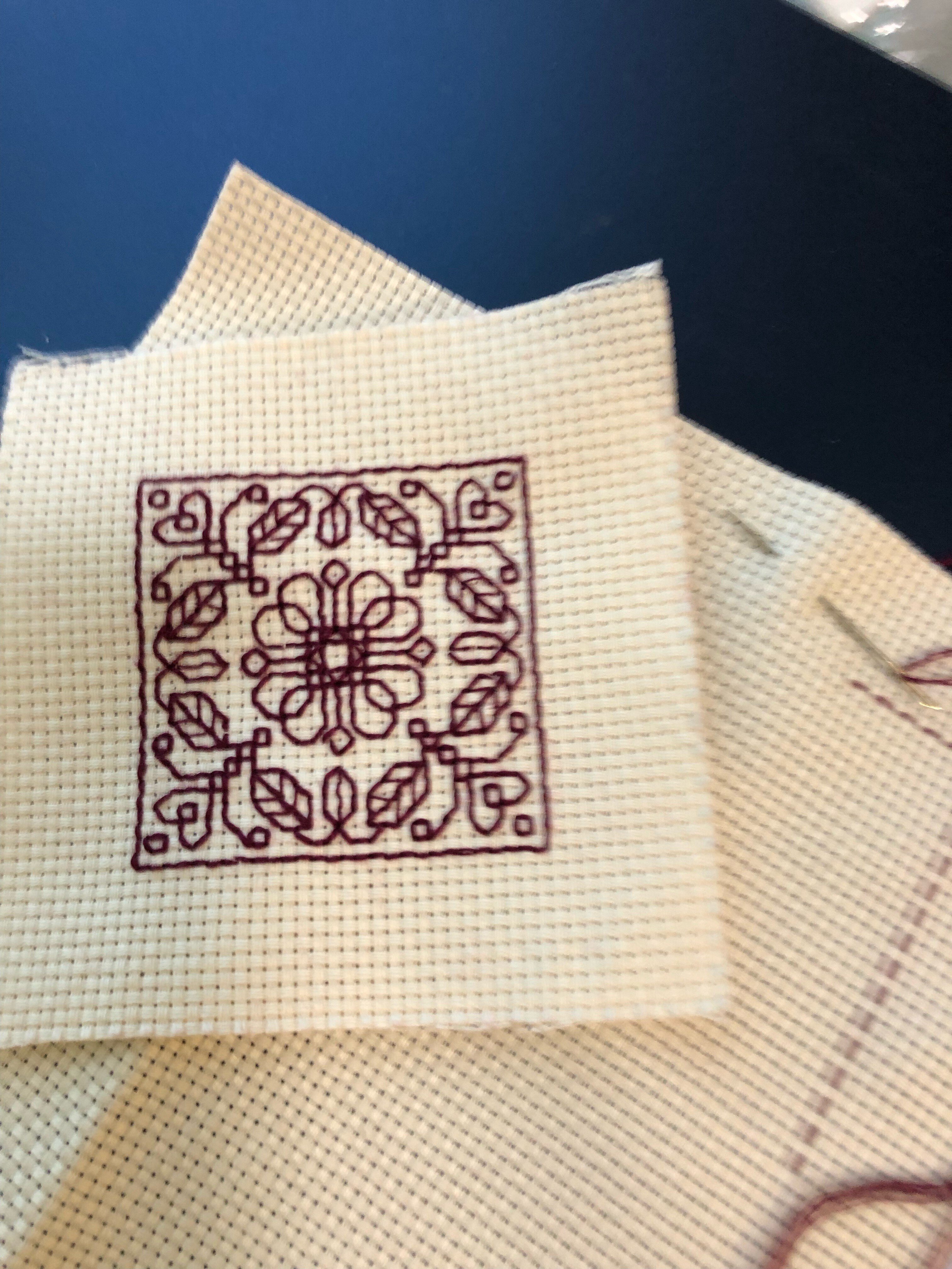 イギリスの伝統刺繍　ブラックワーク　刺繍本 イギリスの伝統刺繍ブラックワーク 改定版 | 江口 千暎子 |本