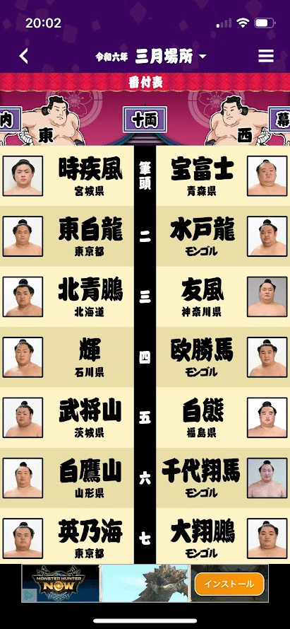 月刊 大相撲魅力発見伝】2024年3月号 ～大相撲が持つ番付の重み