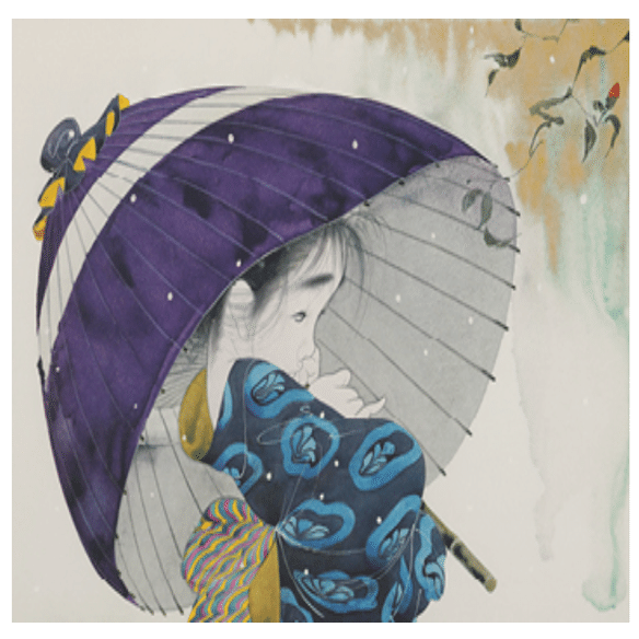 ○せせらぎの約束　絵画原画 新作水彩原画販売のご案内 - 中島潔 はあとの店