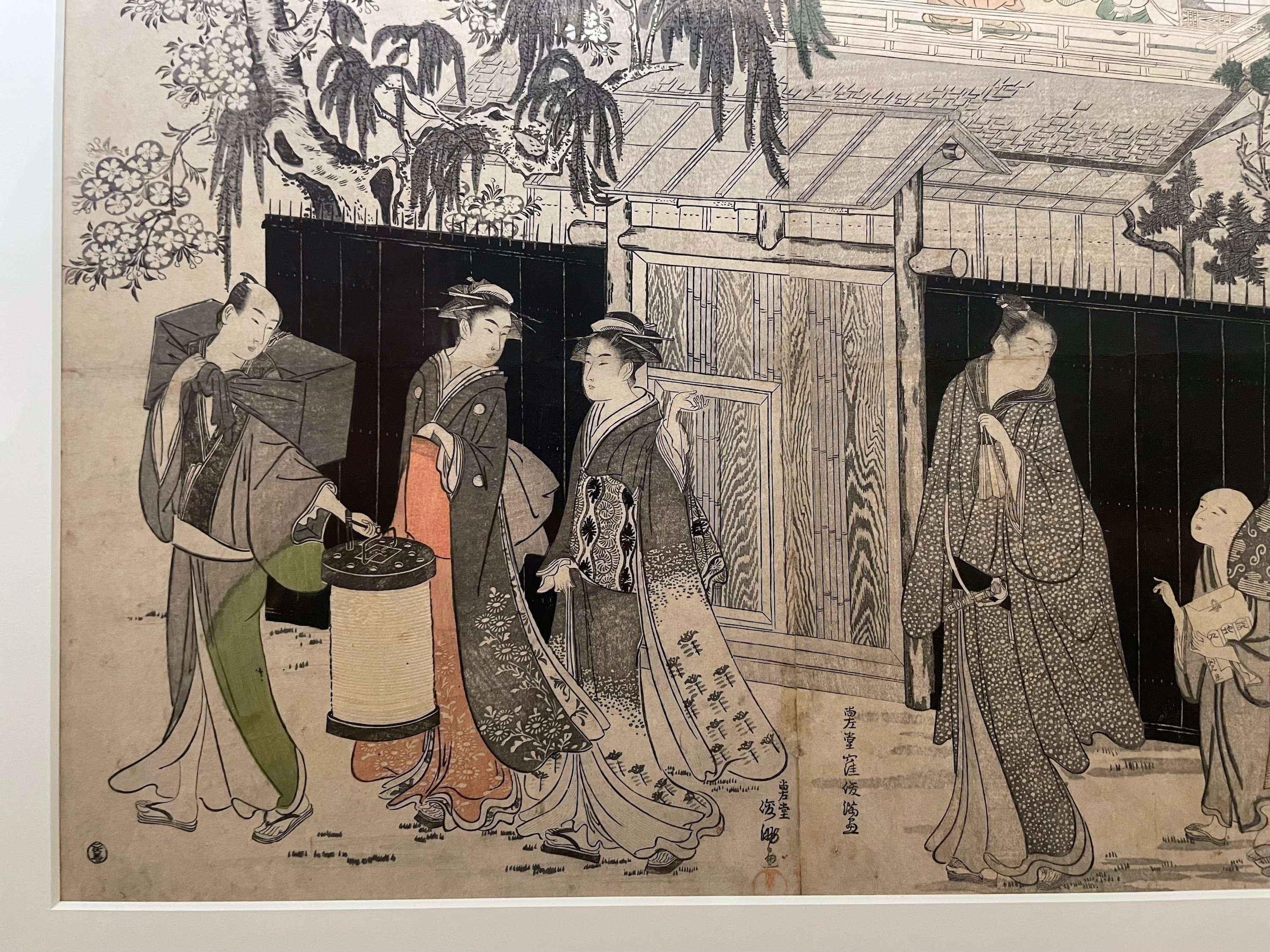様々な手法で描かれた吉原の美人と桜……@東京国立博物館｜かわかわ